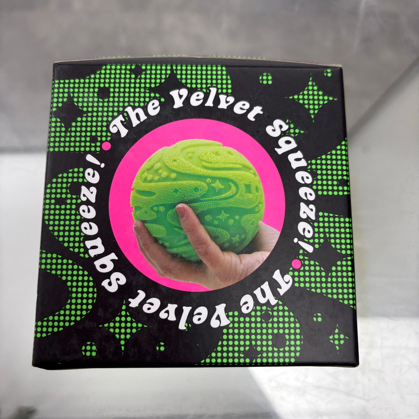 NeeDoh Super Fuzzball Squishy Fidget Toy Green