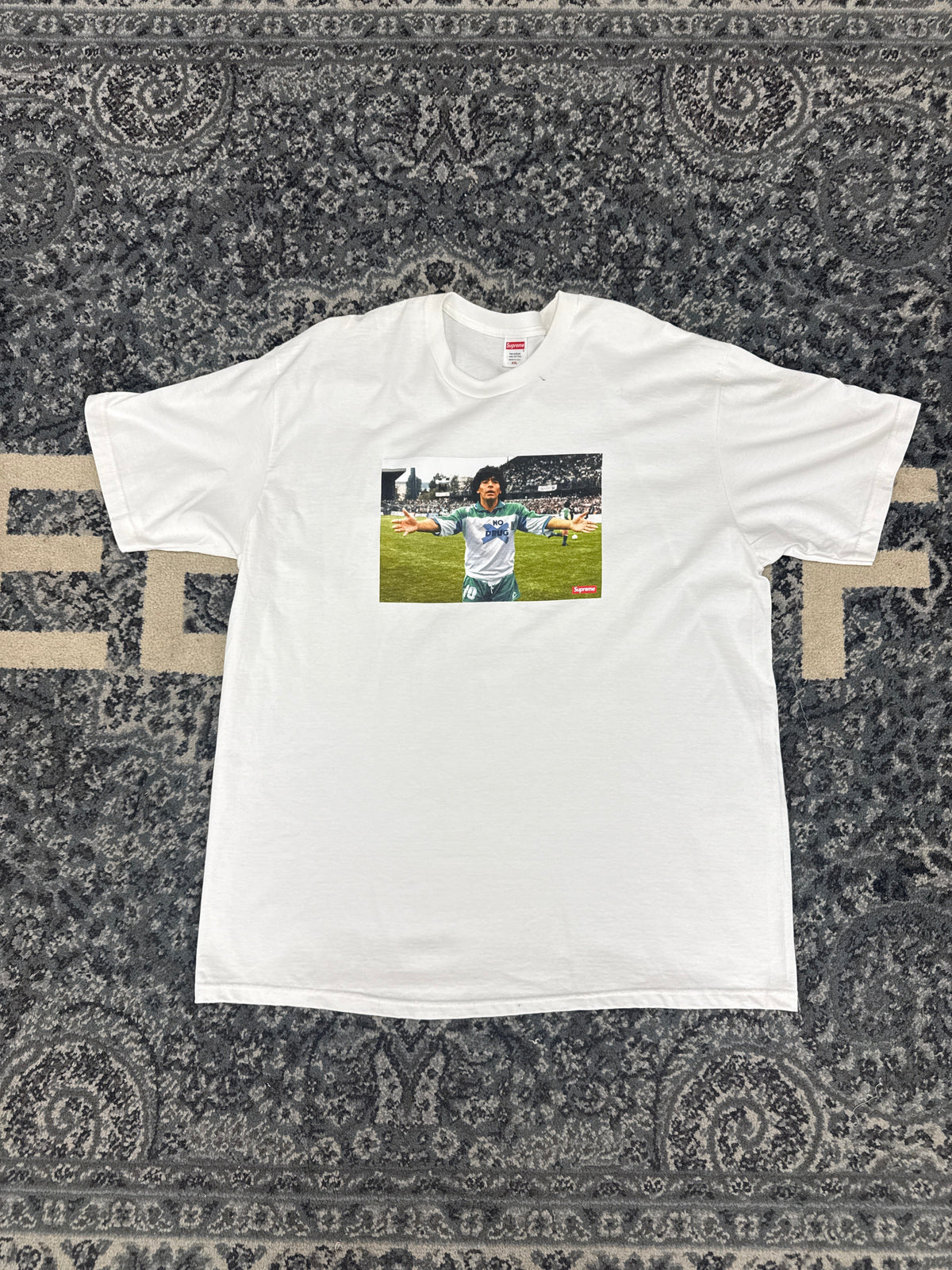 Supreme Maradona Tee White