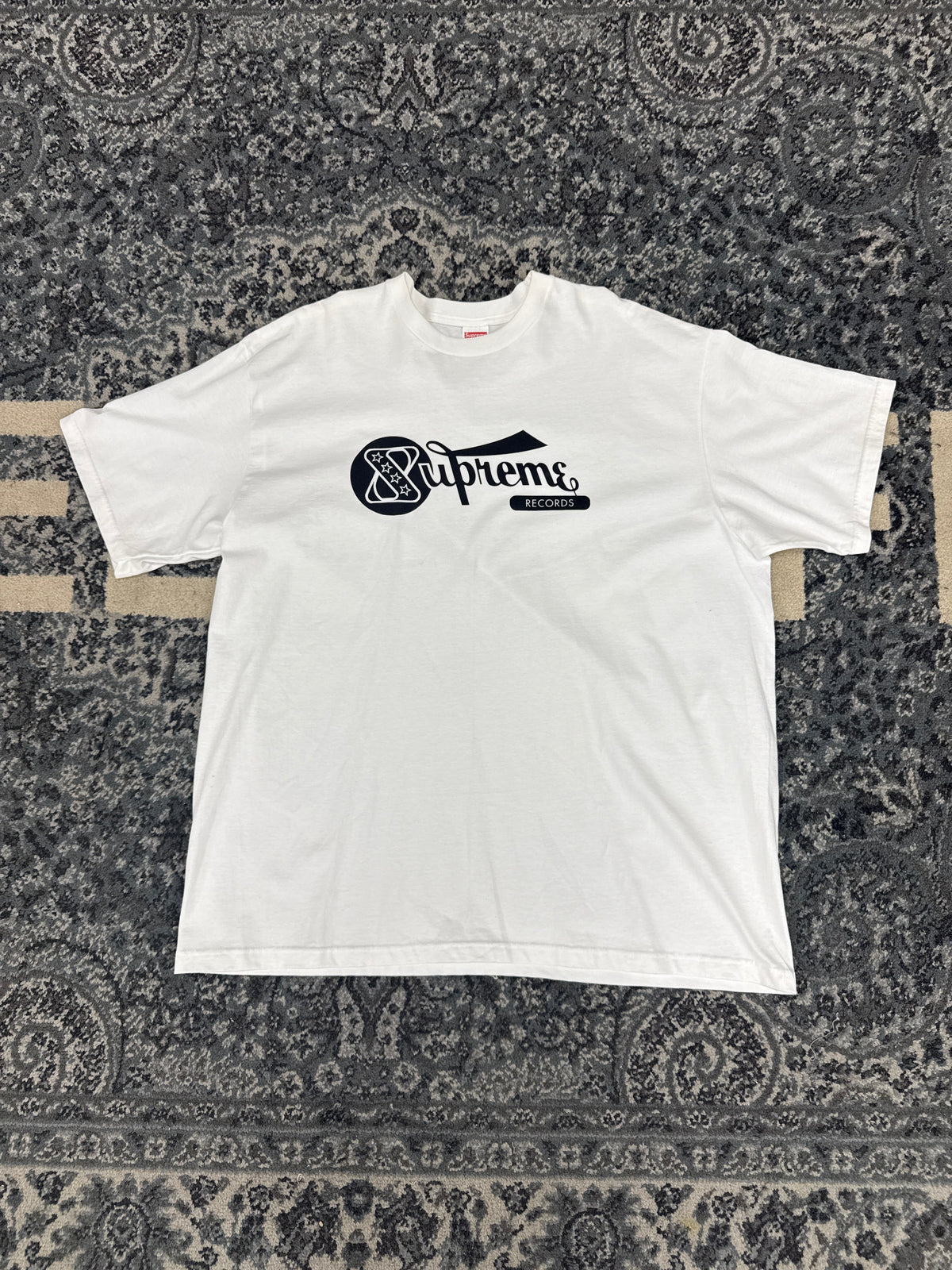 Supreme Records Tee White