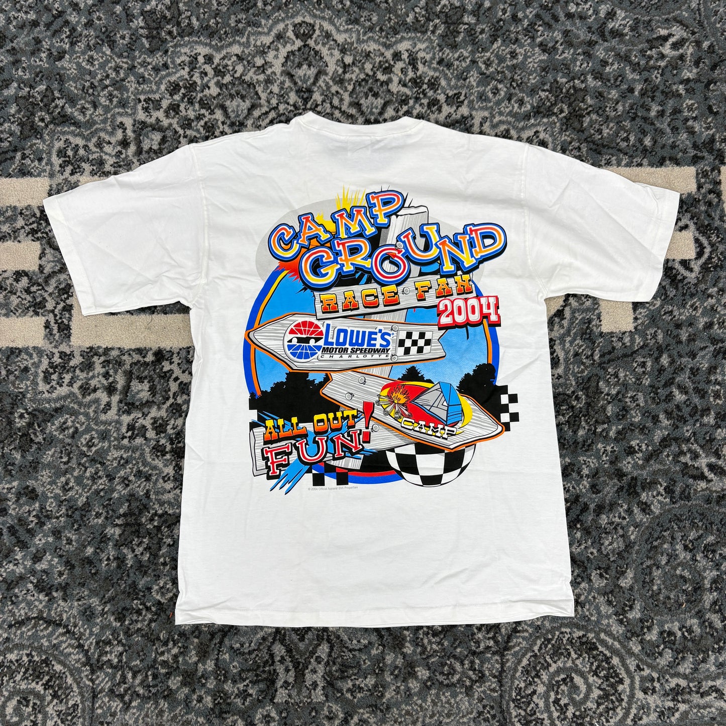 Vintage Camp Ground Race Fan Tee