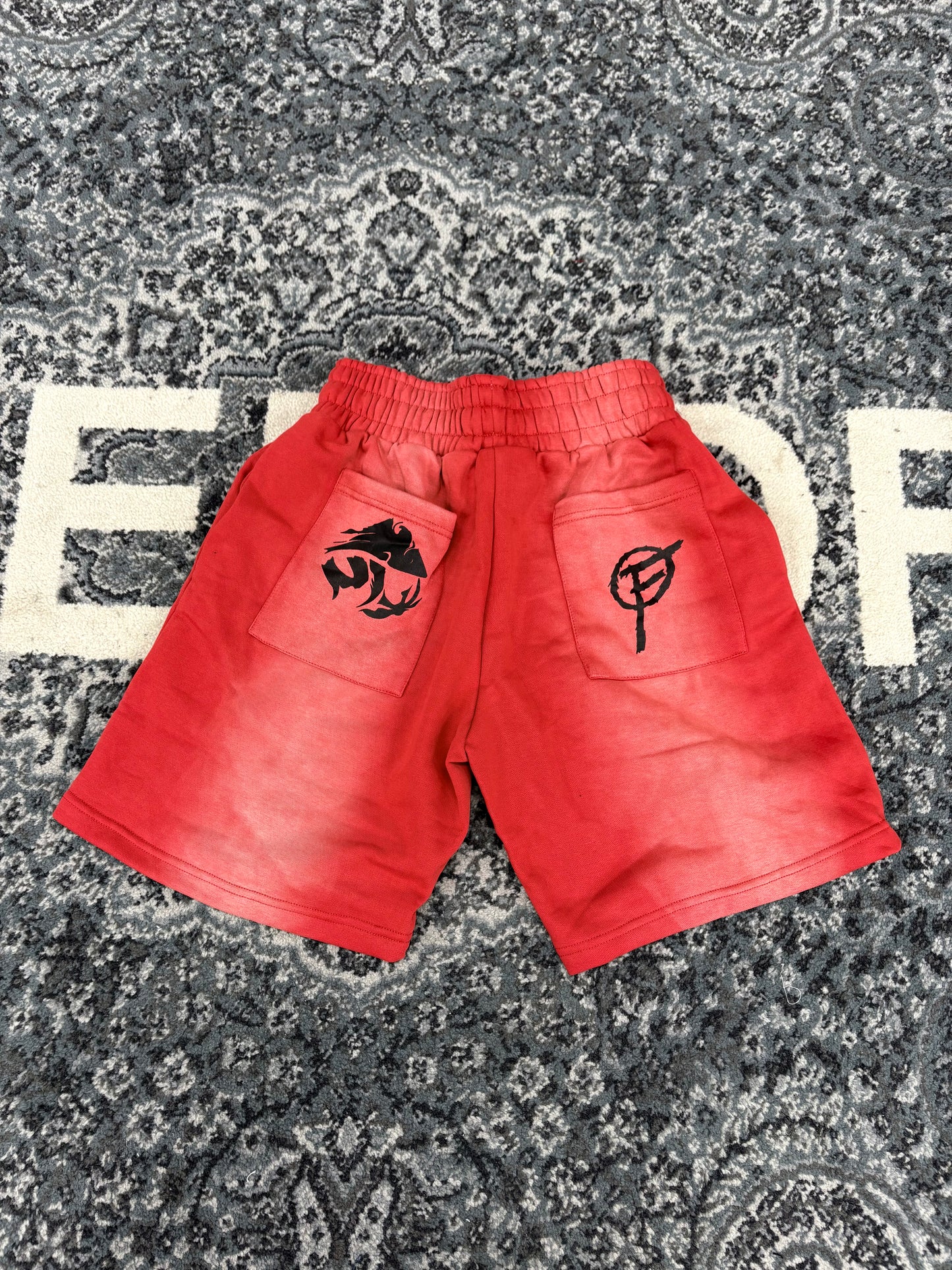 Fine Britches Racer Shorts Red