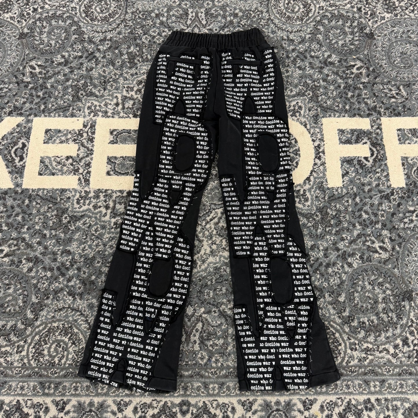Who Decides War Letter Sweatpants