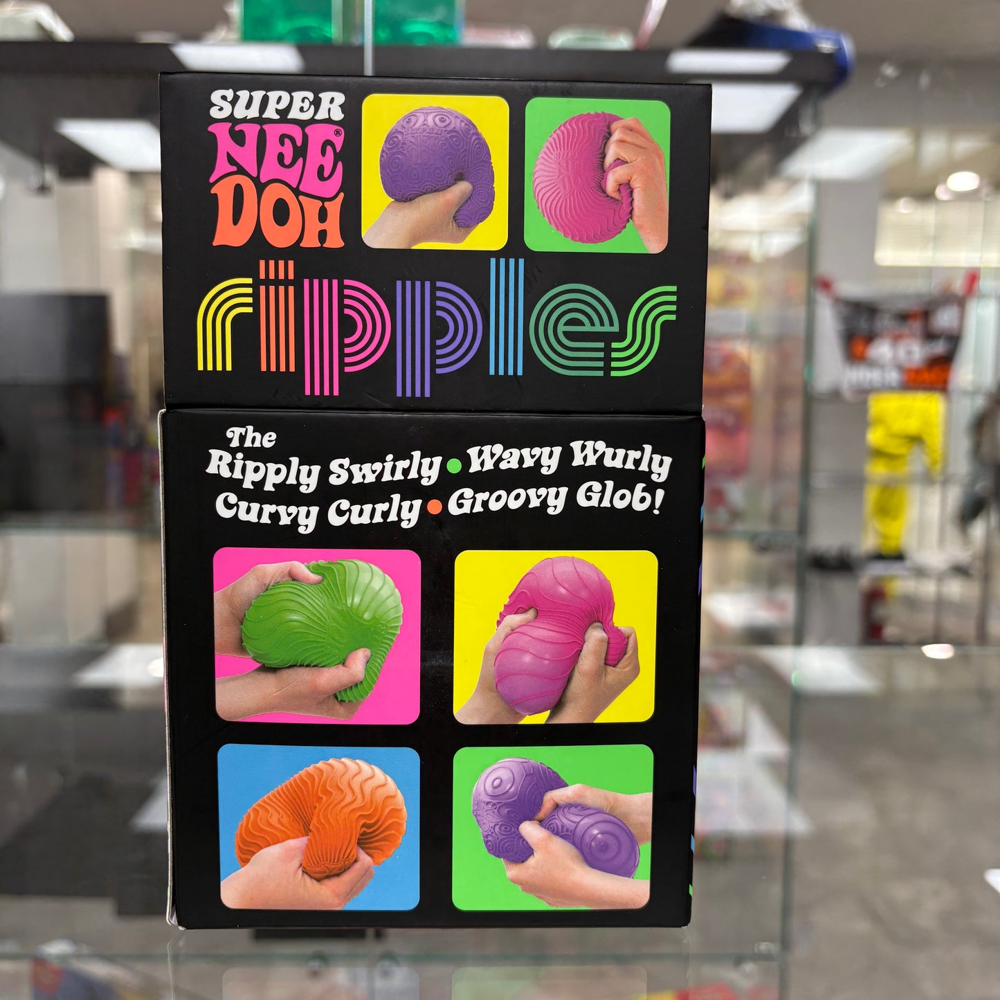 NeeDoh Super Ripples Fidget Ball Pink