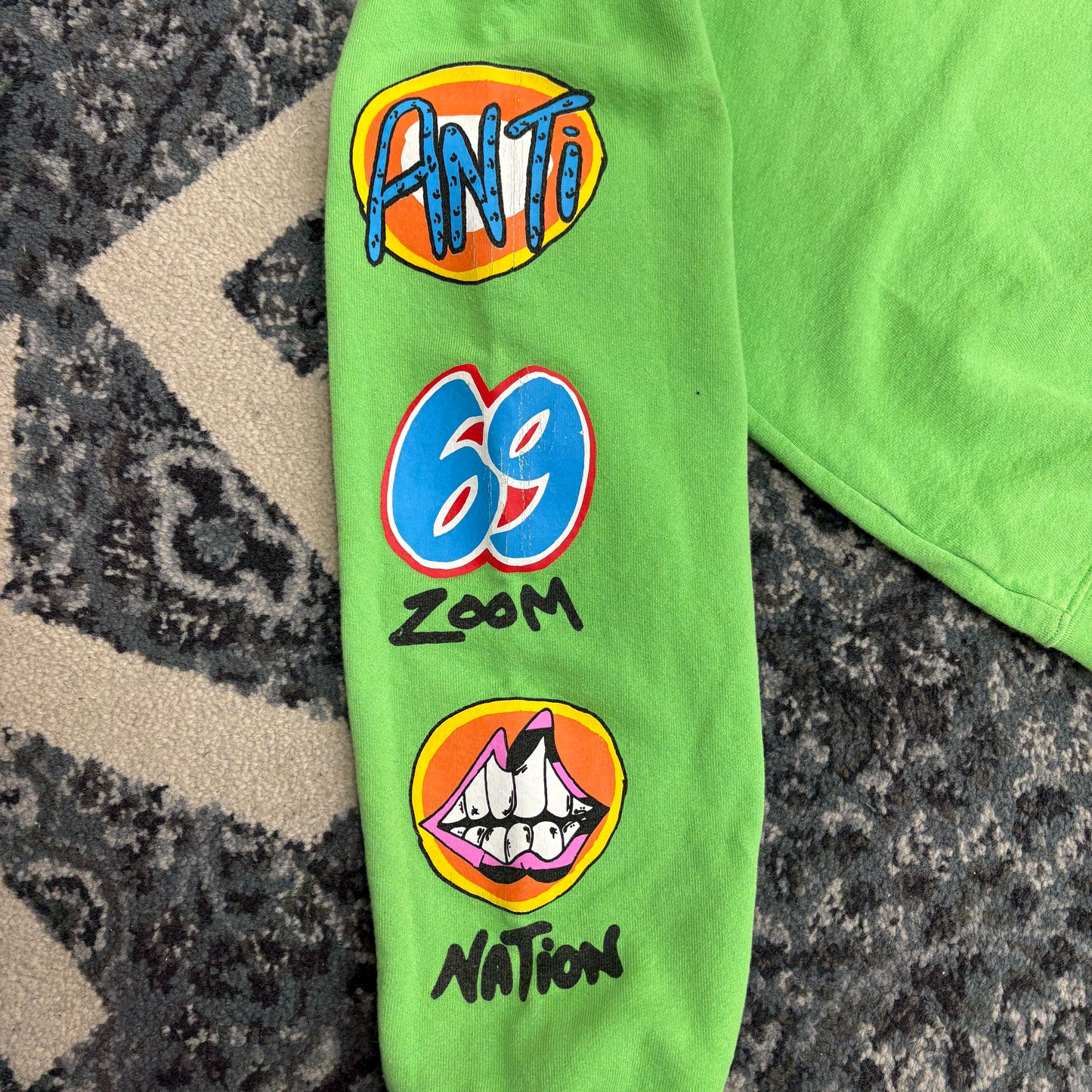Chrome Hearts Matty Boy Sex Records Crewneck Sweatshirt Citrus