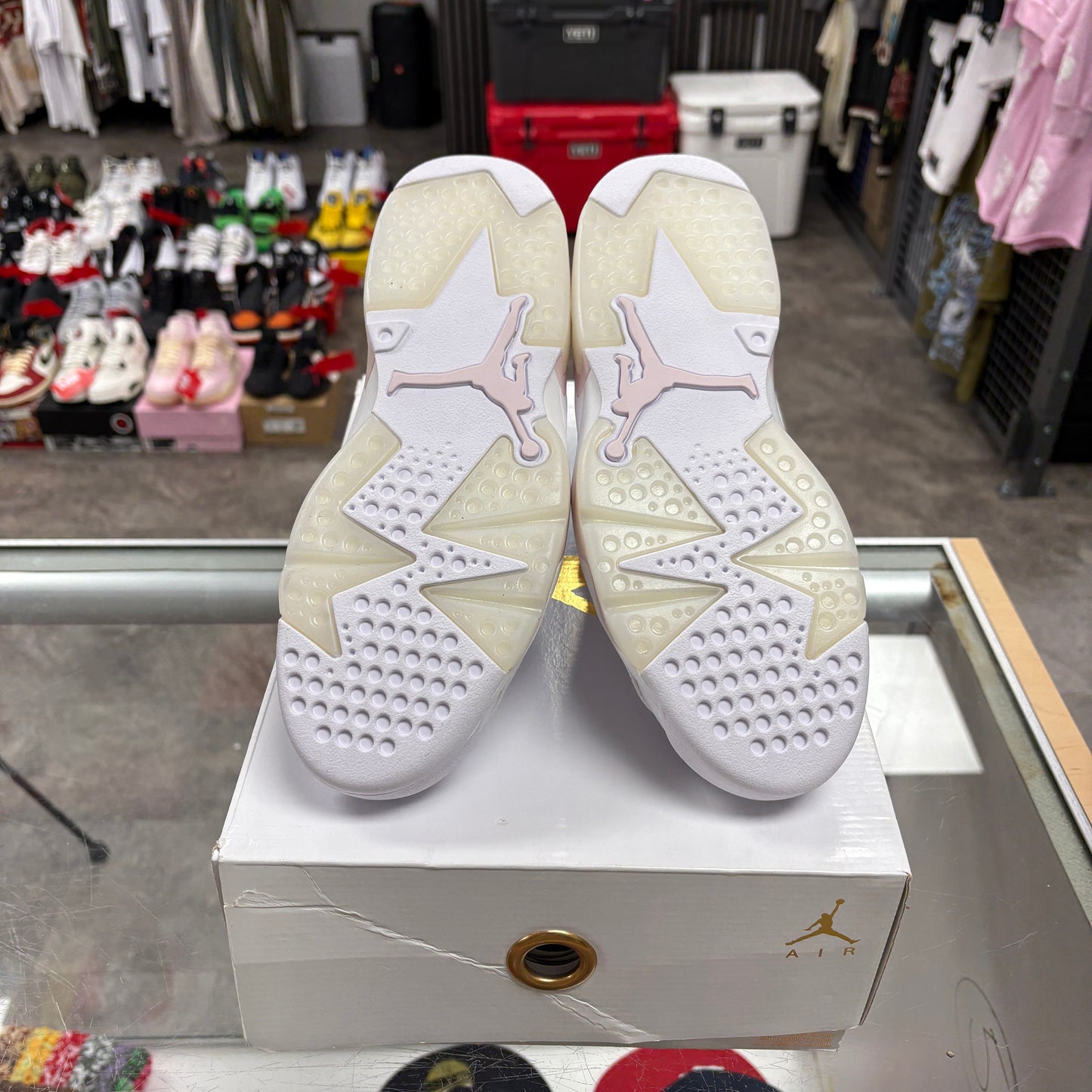 Jordan 6 Retro Gold Hoops (Women's)
