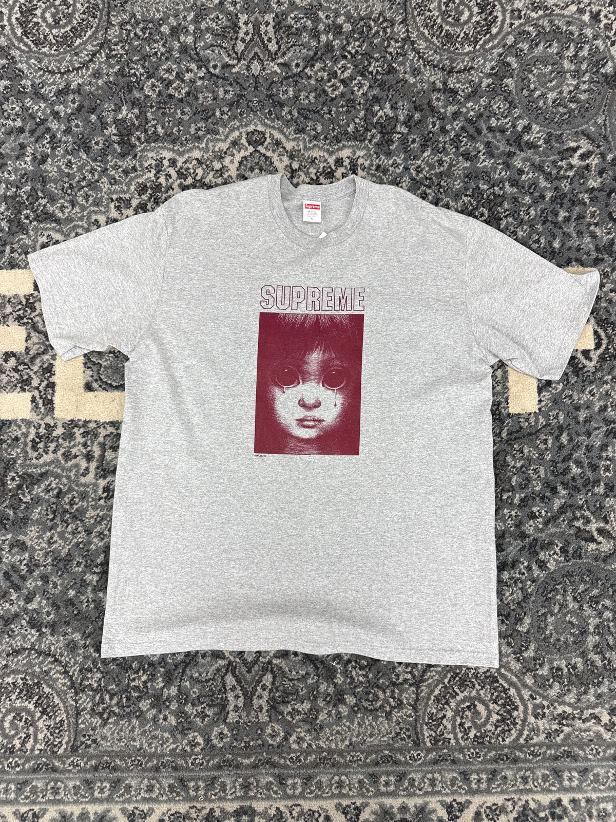 Supreme The Grudge Tee Grey