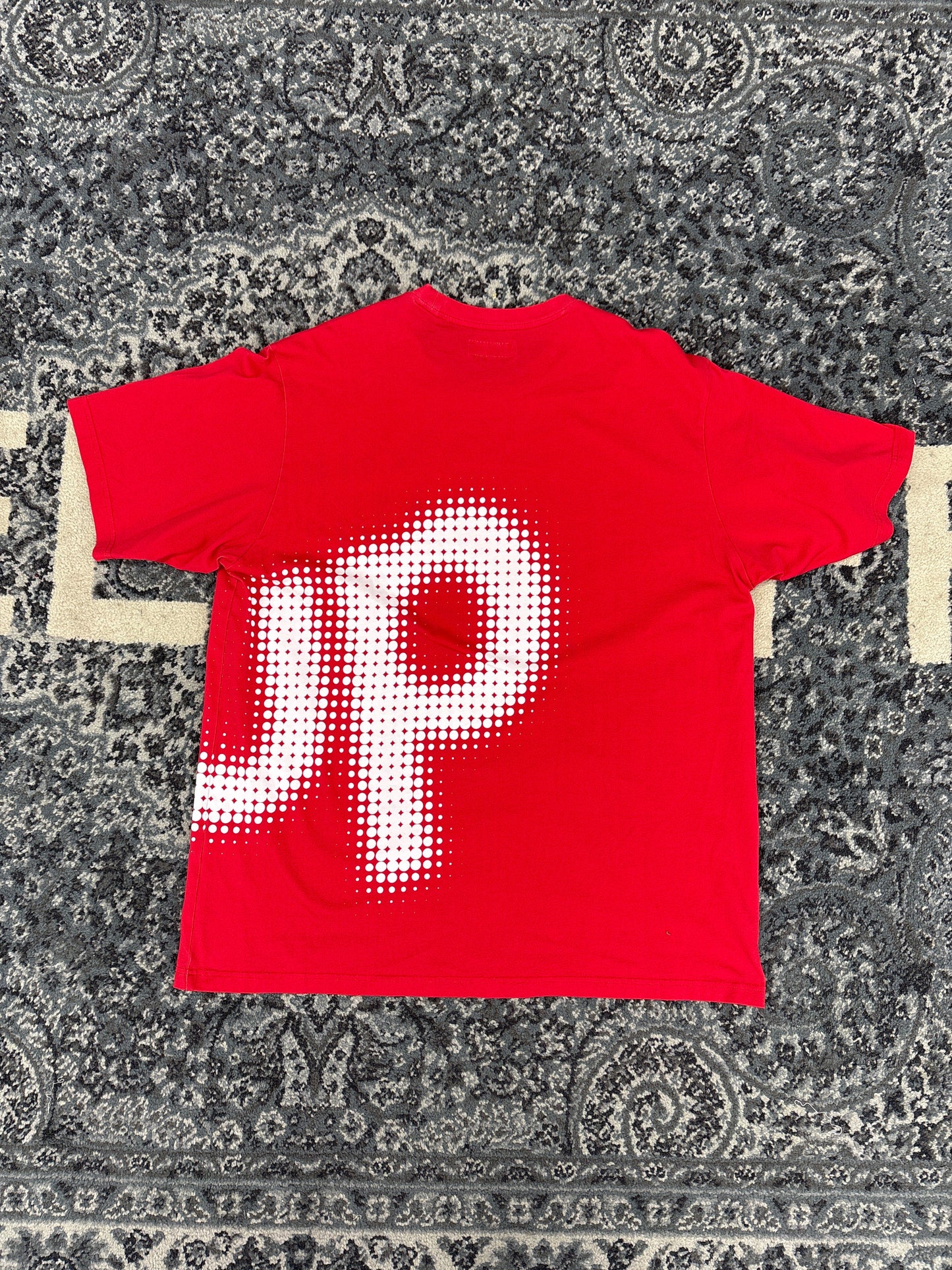 Supreme Big Blur Logo Tee Red