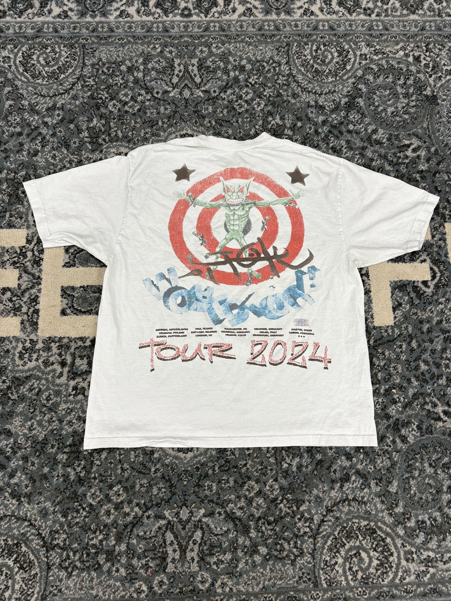 Travis Scott Tour Tee White