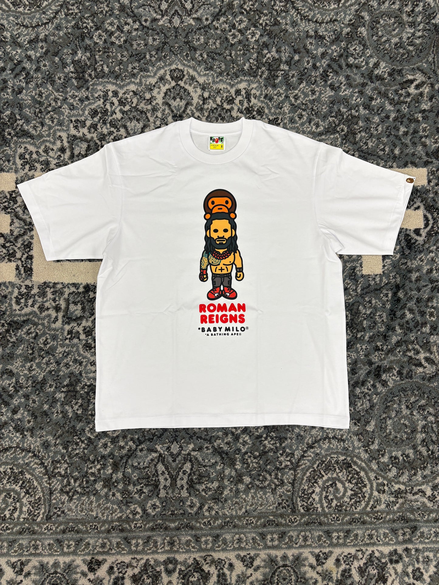 A Bathing Ape Roman Reigns Tee White