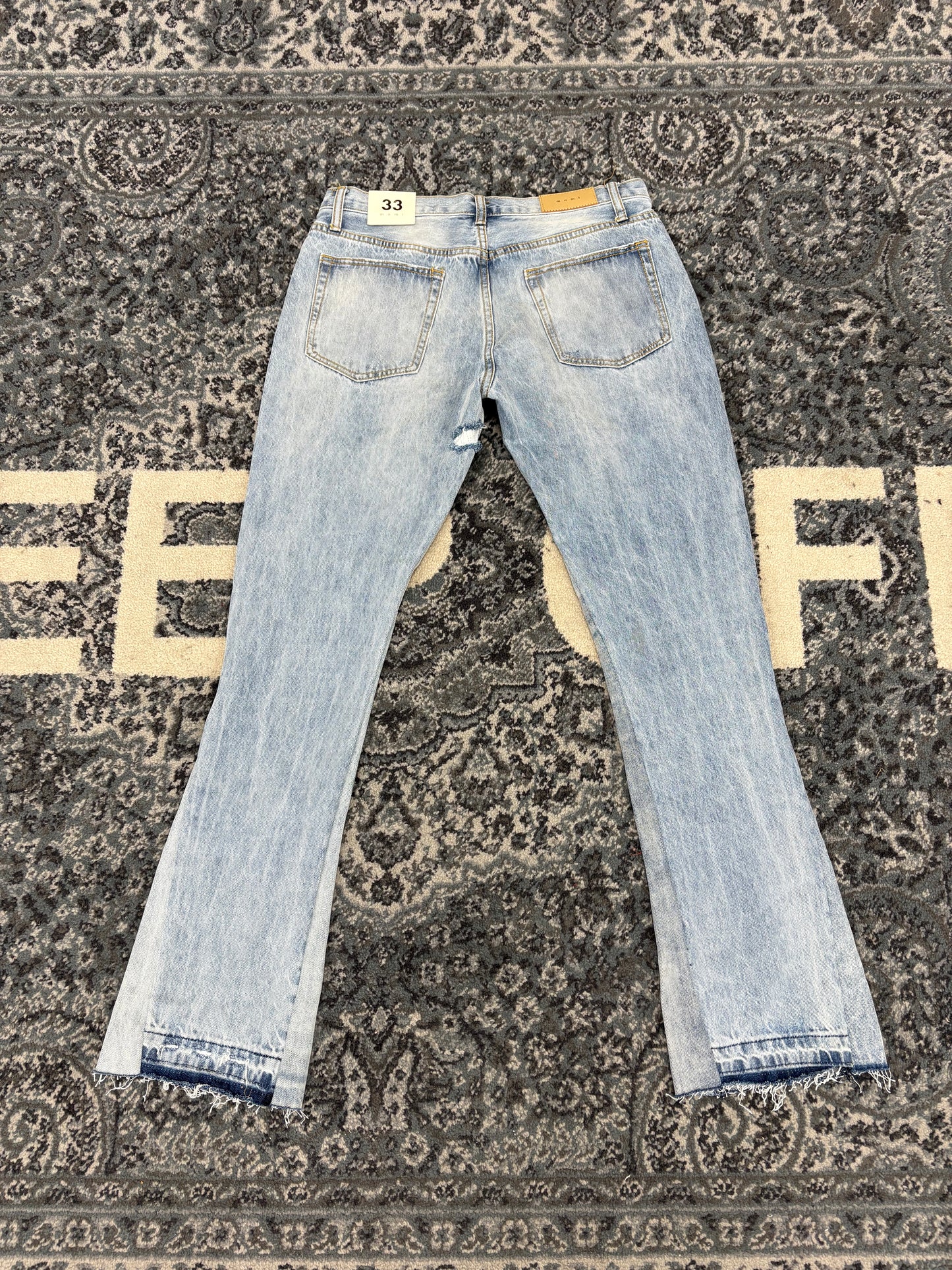 Mnml Flare Denim Blue