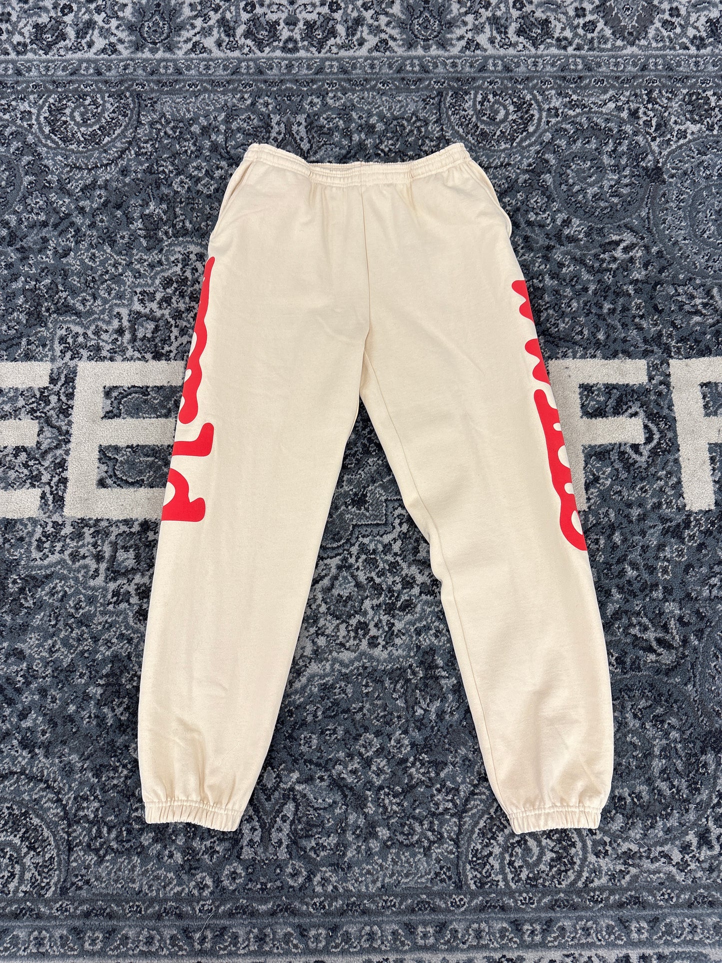 Sp5der Beluga Sweatpants (Cream)