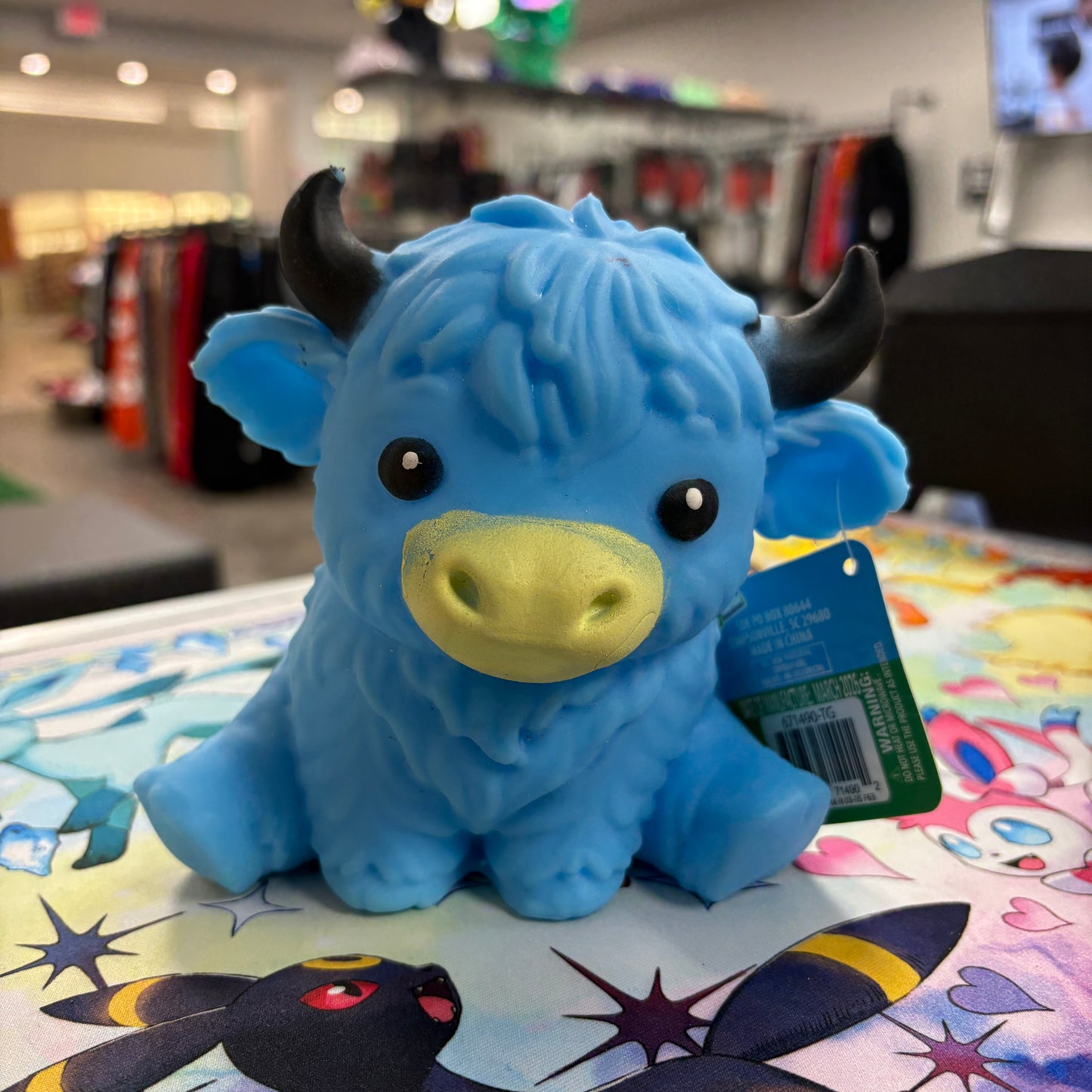Toy Mendous Squishy Highland Blue Cow