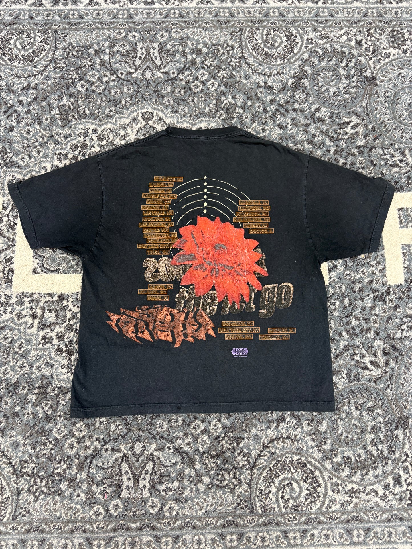 Travis Scott Tour Tee Black