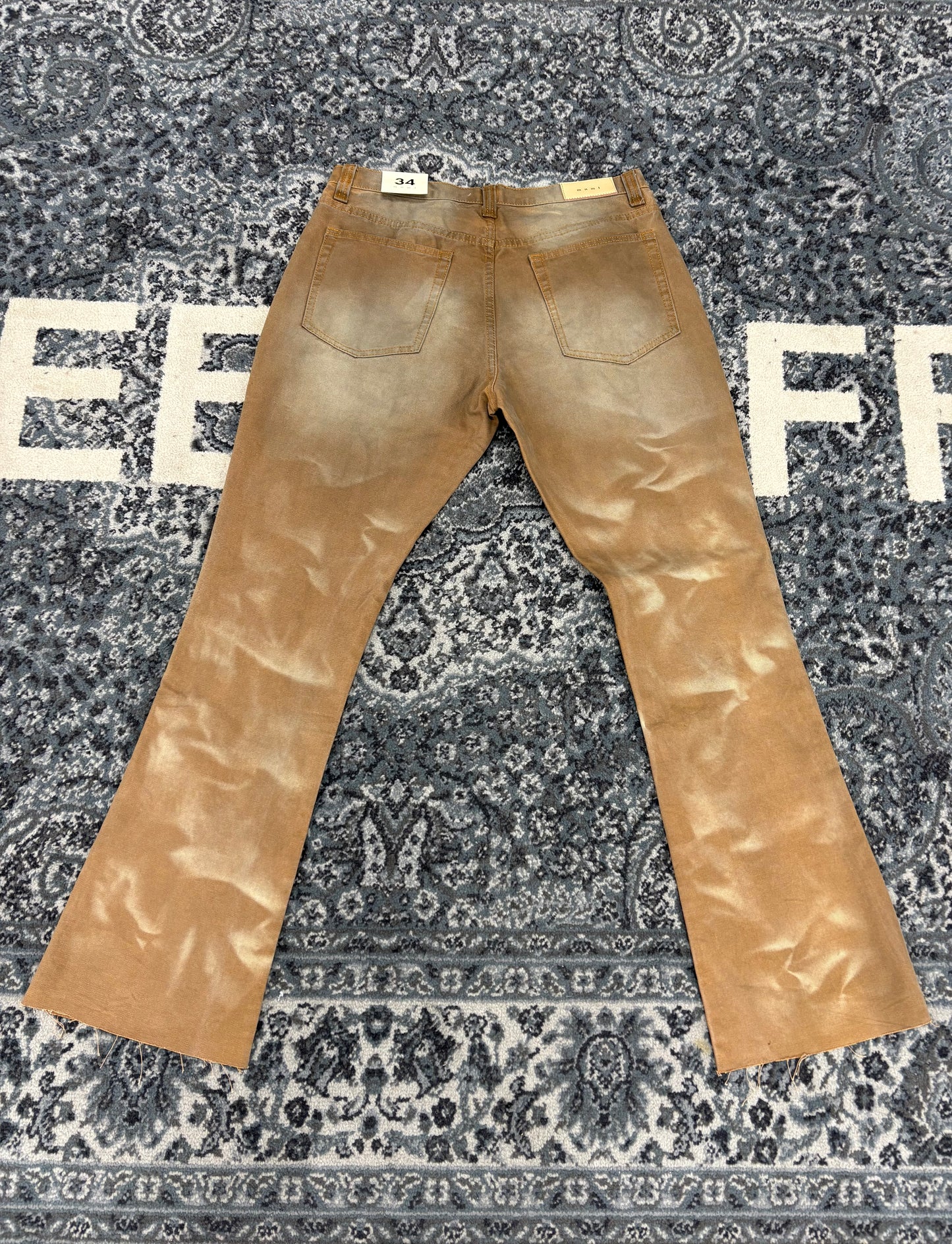Mnml Burnt Flare Denim