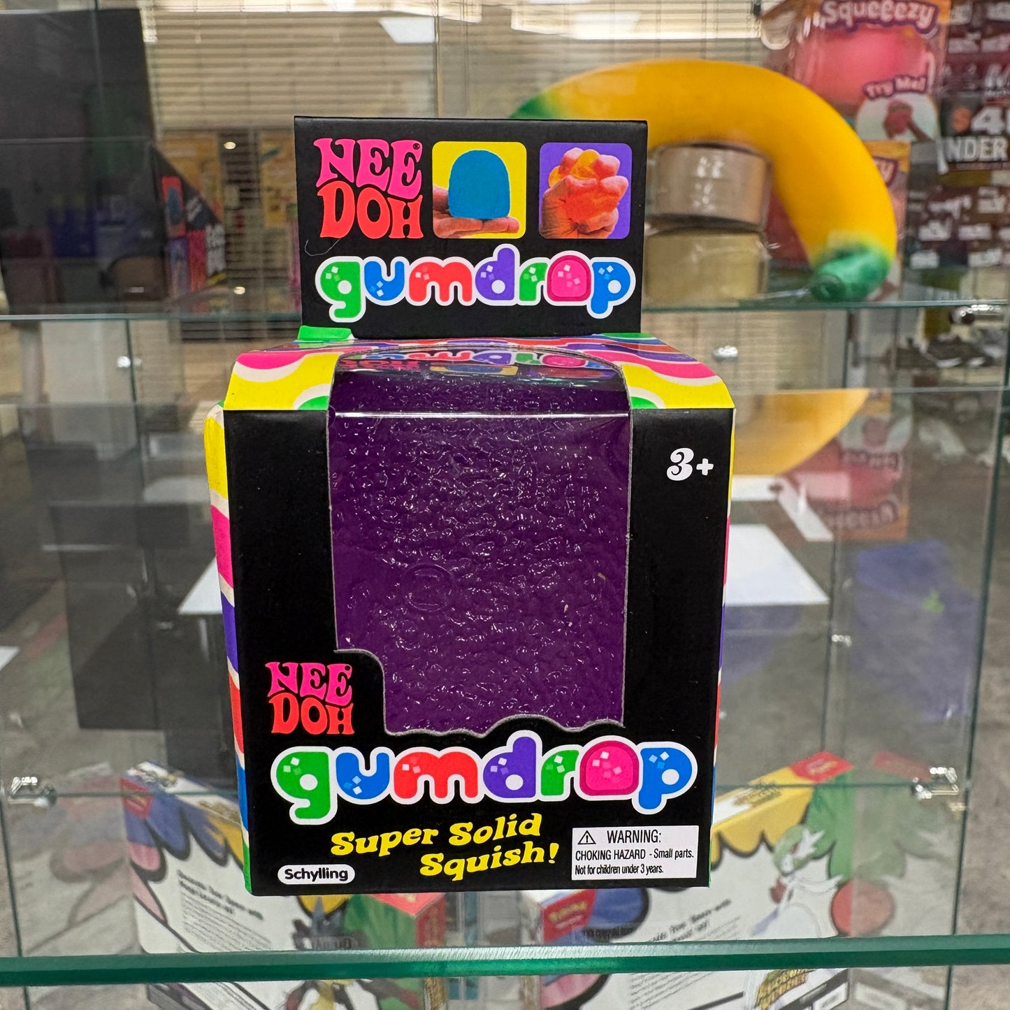 NeeDoh Gumdrop Squishy Fidget Toy Purple