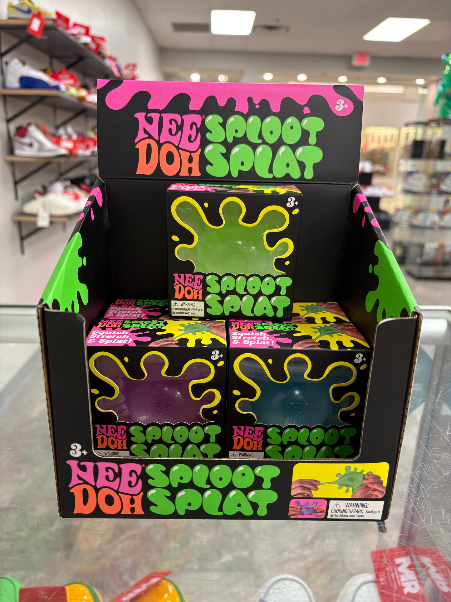 NeeDoh SplootSplat Squishy Fidget Toy Purple