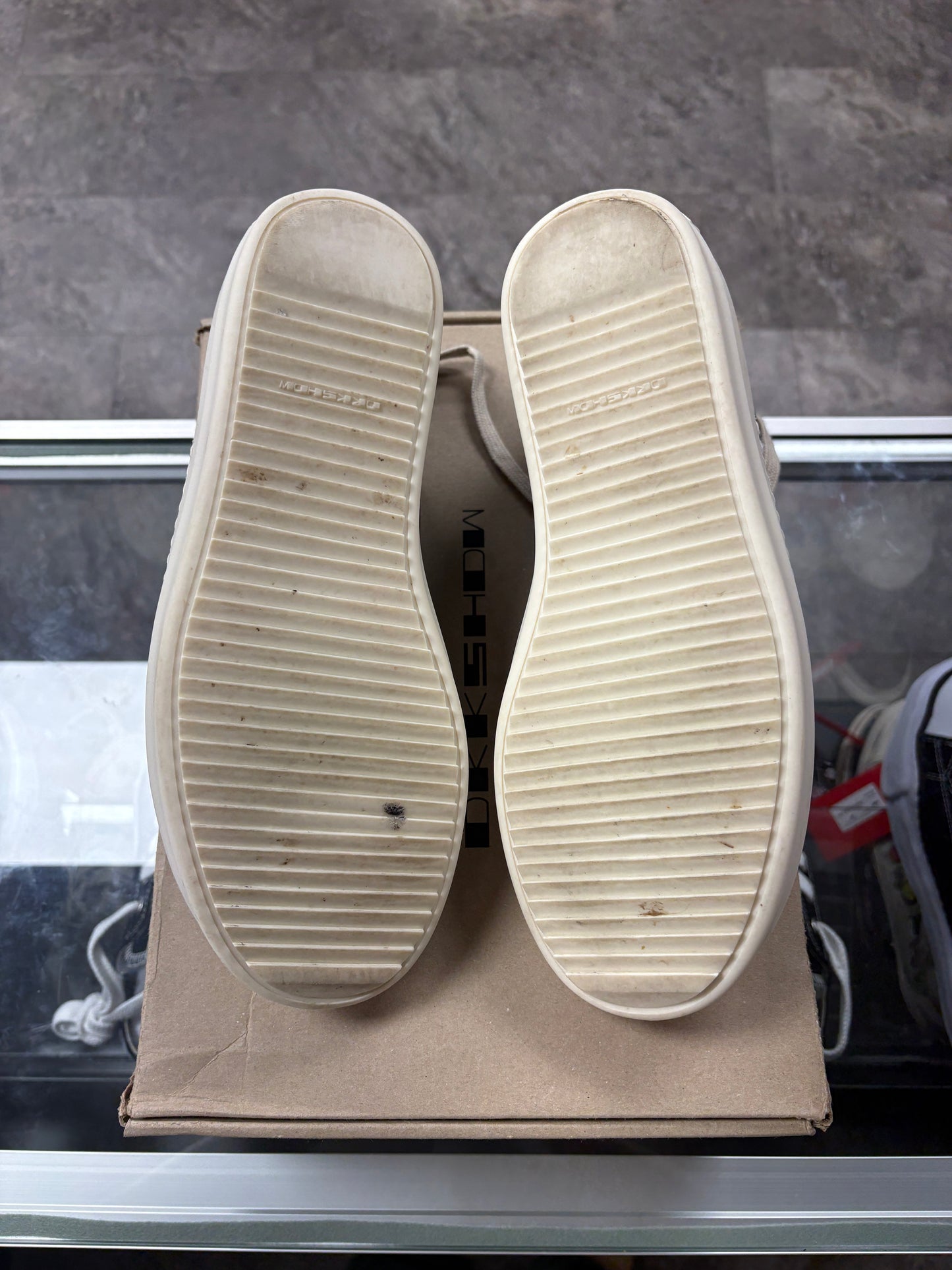 Rick Owens DRKSHDW Lido Low Sneaks Black Milk