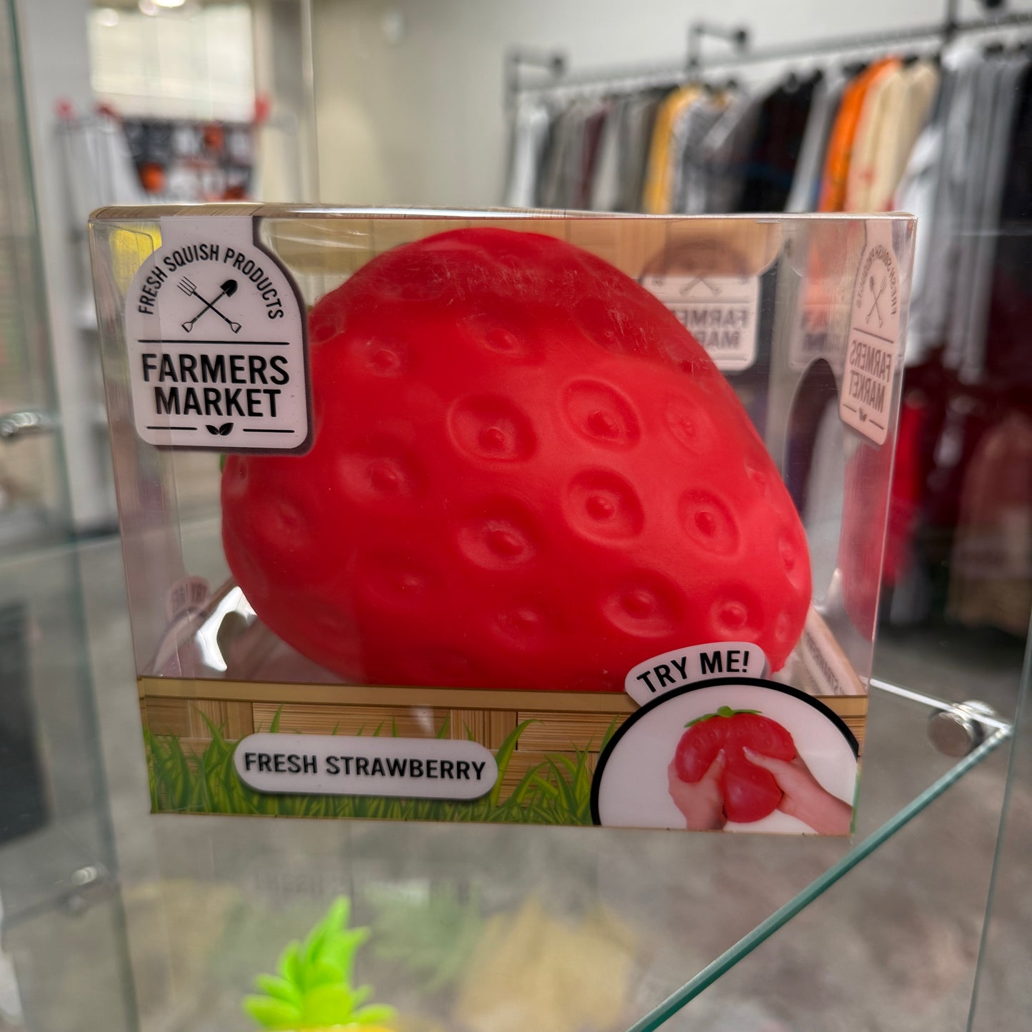 Sunny Days Entertainment Squeezy Strawberry Sensory Fidget Toy