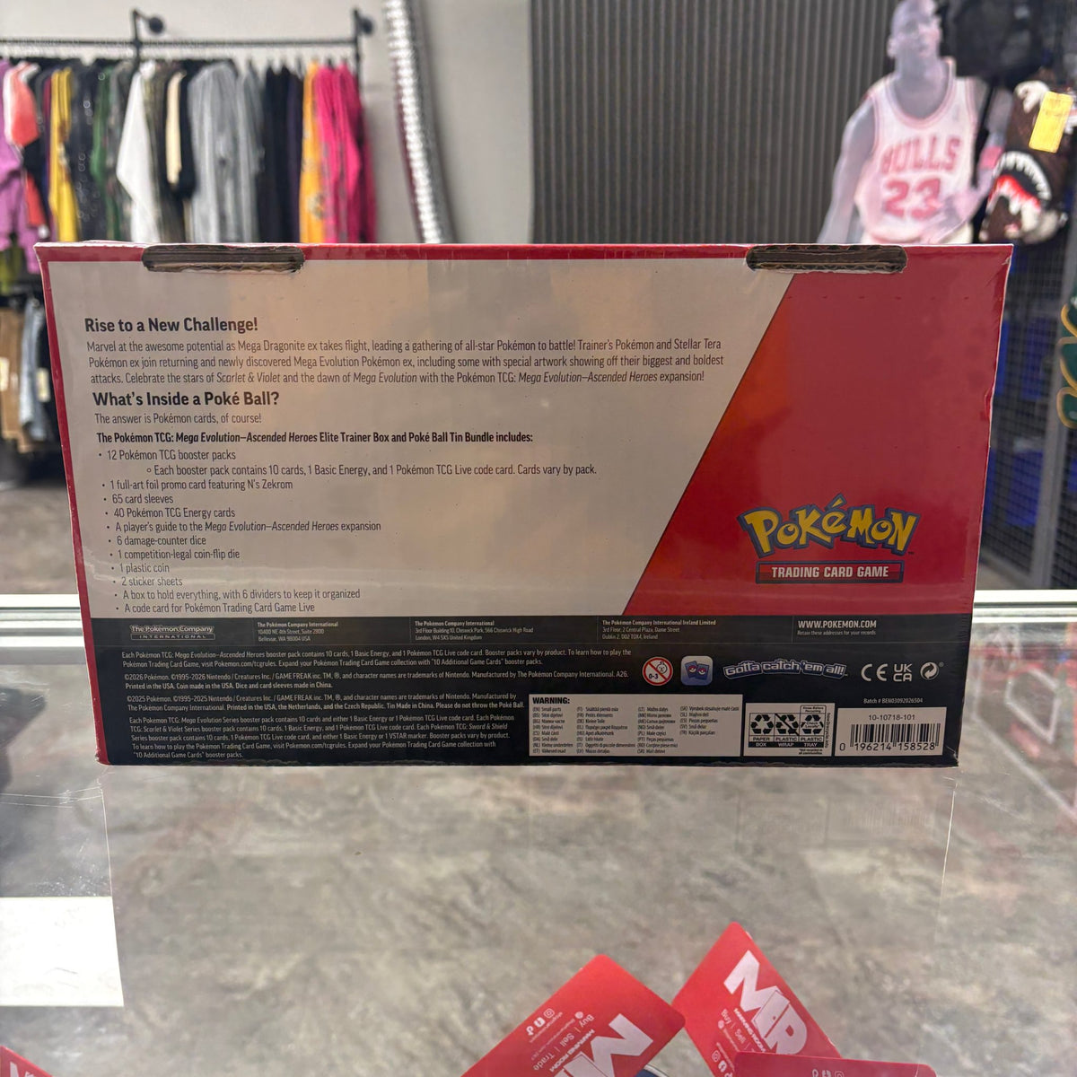 2026 Pokémon Mega Evolution Ascended Heroes Elite Trainer Box + Pokeball Sam's Club Bundle