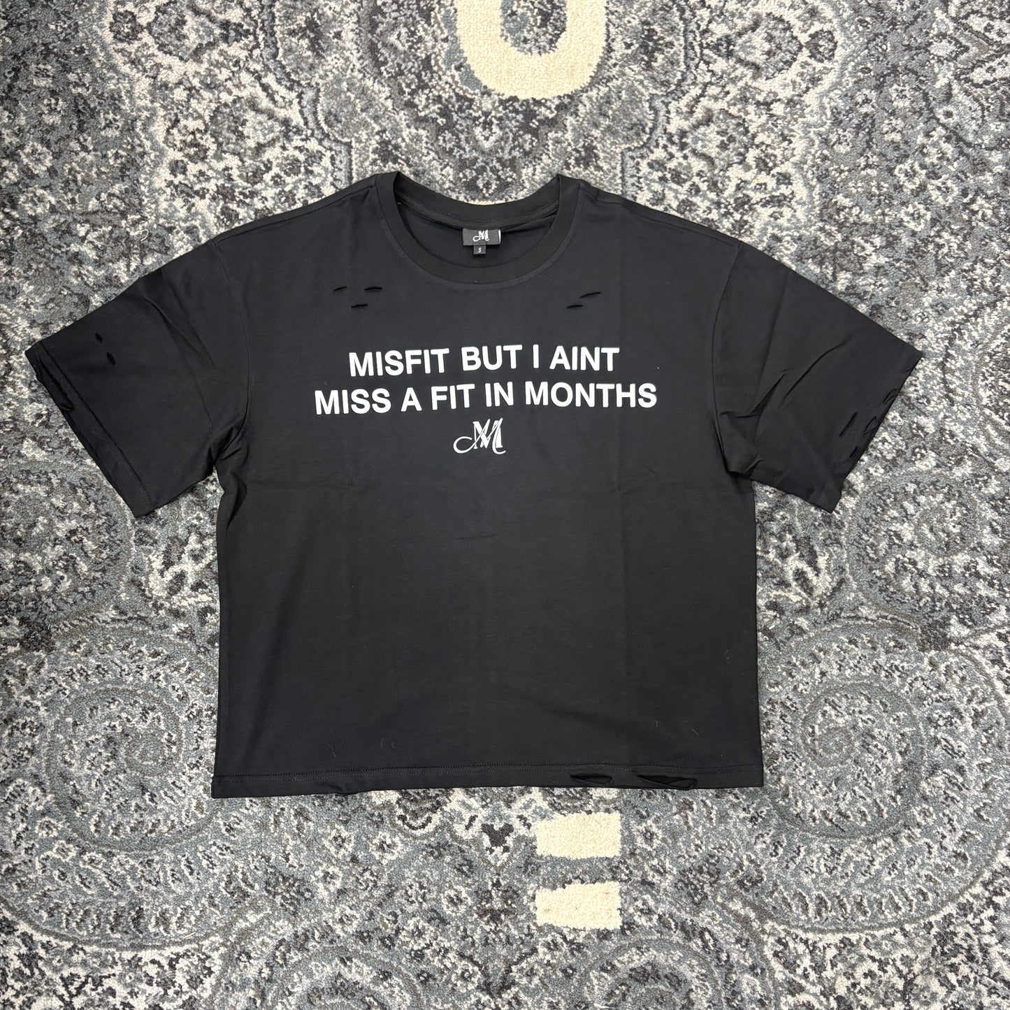 Misfit Mania Black Tee