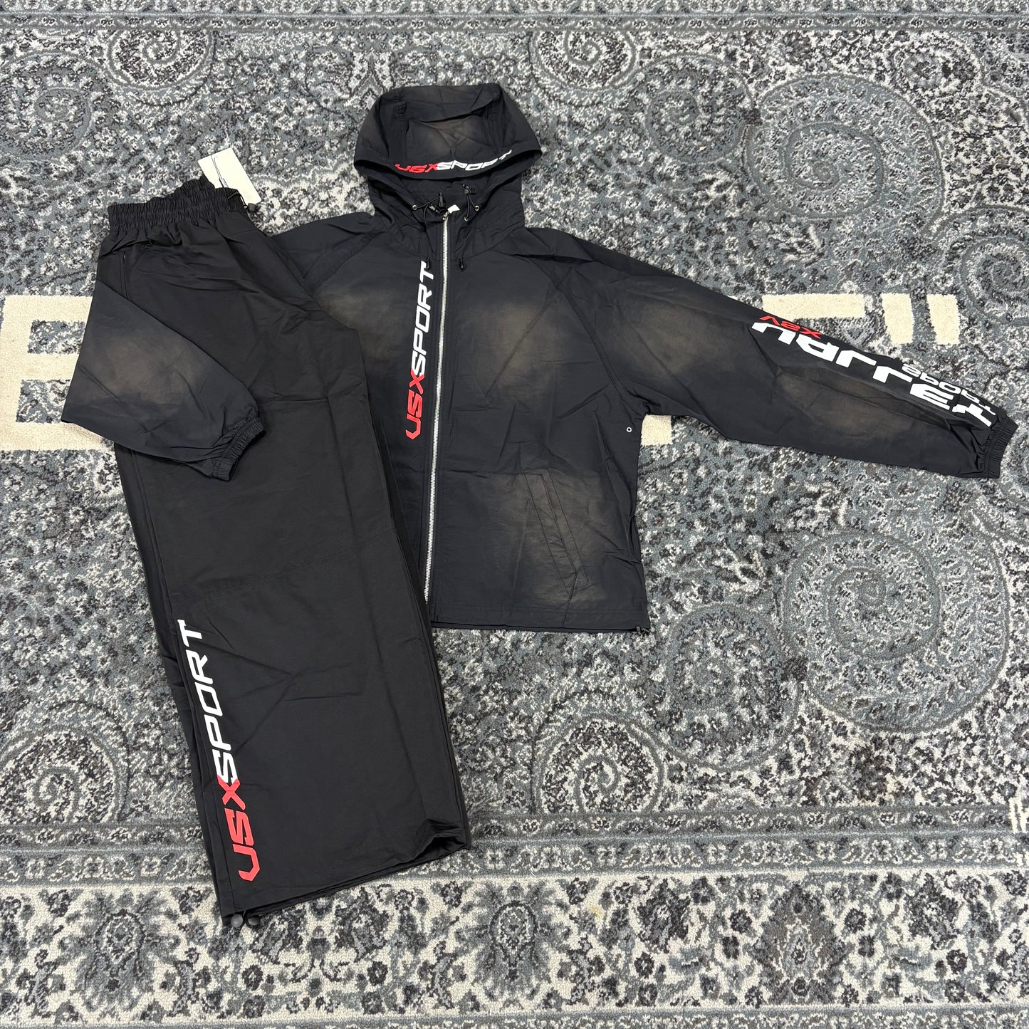 Vale Sport Nylon Rainstorm Jacket (Black)