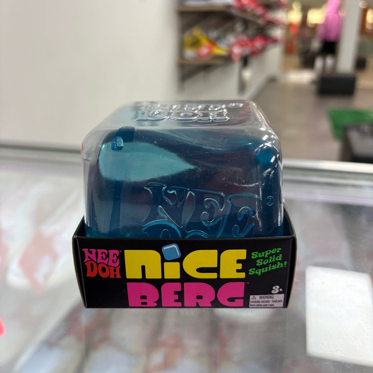 NeeDoh Nice Berg Squishy Fidget Toy Blue