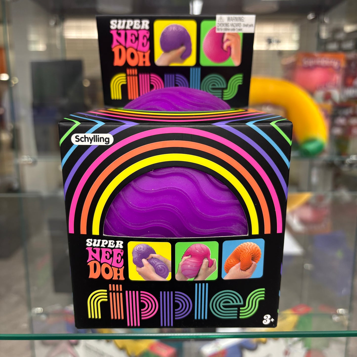 NeeDoh Super Ripples Fidget Ball Purple