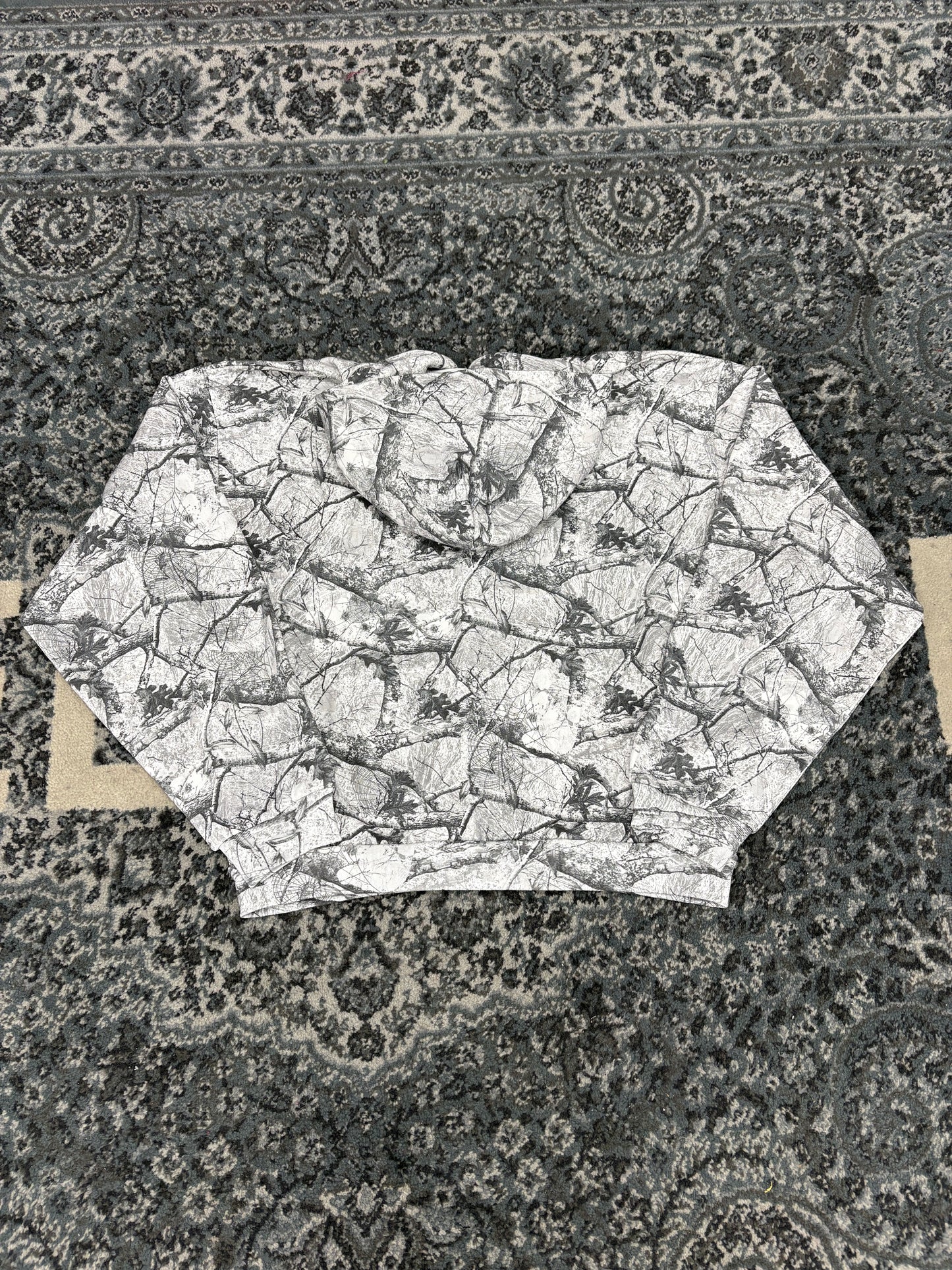 Sp5der Real Tree OG Web V2 Zip Hoodie White Camo