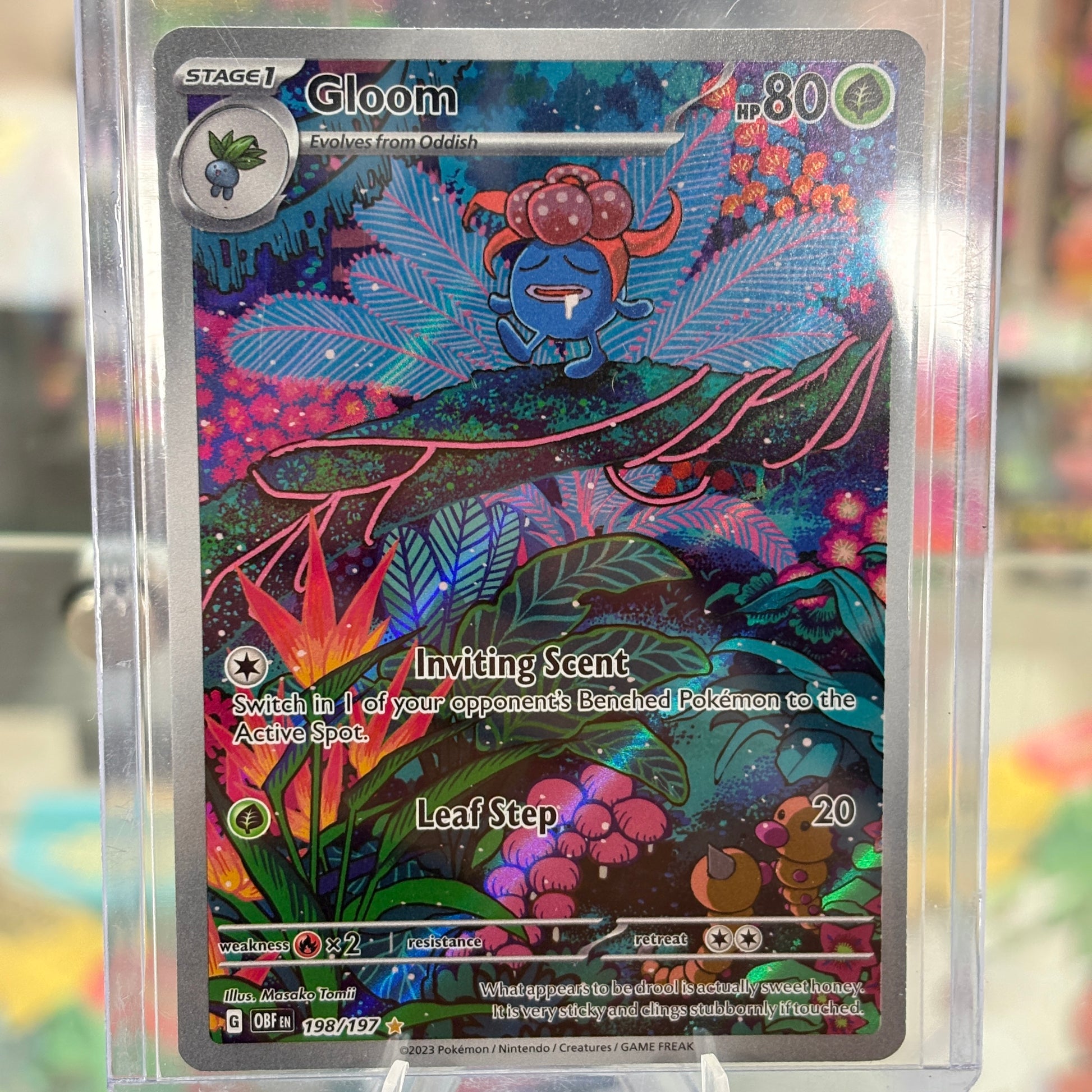 Gloom Obsidian Flames Illustration Rare 198/197