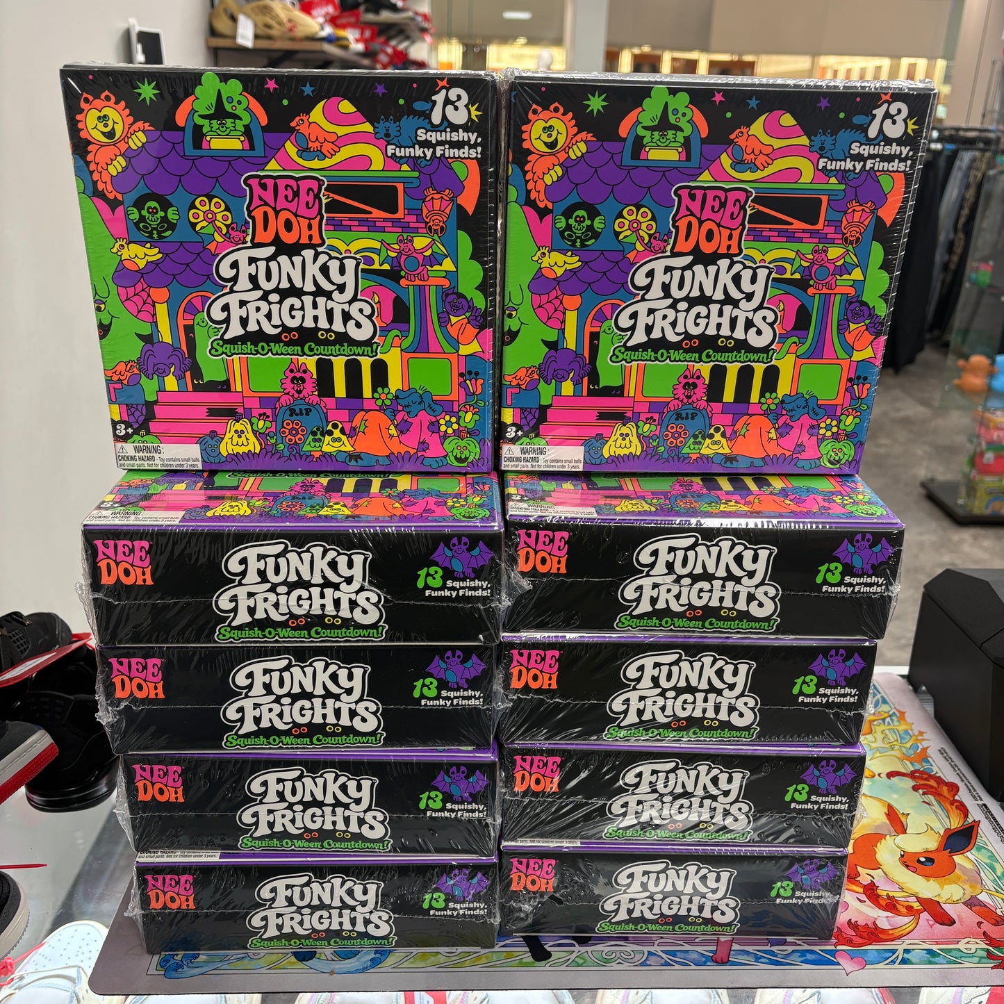 NeeDoh Funky Frights Squish-O-Ween Countdown Squishy Fidget Toy