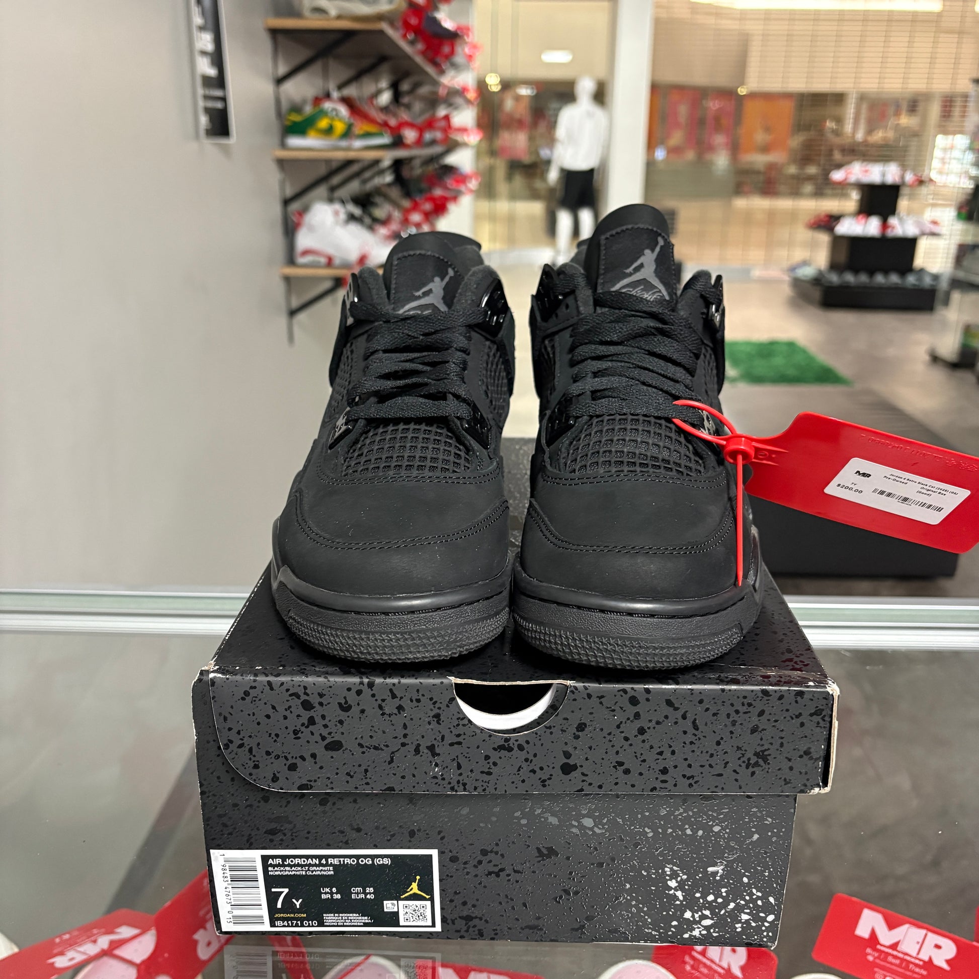 Jordan 4 Retro Black Cat (2025) (GS)