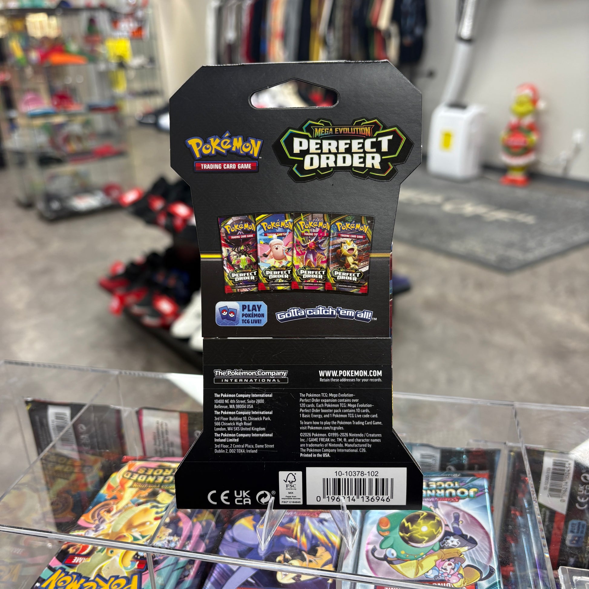 2026 Pokémon Mega Evolution Perfect Order Sleeved Booster Pack