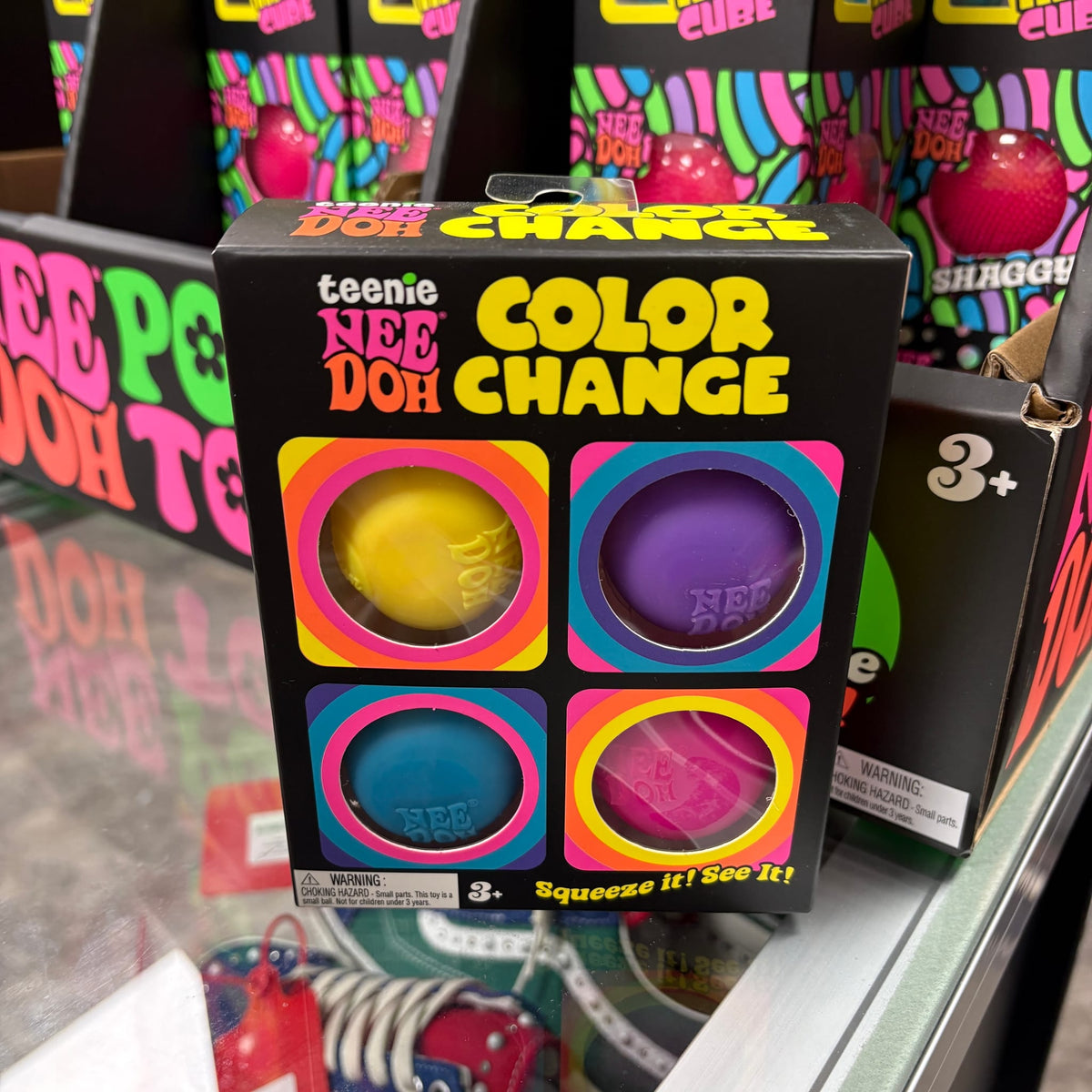 NeeDoh Teenie Color Change Pack Of 4