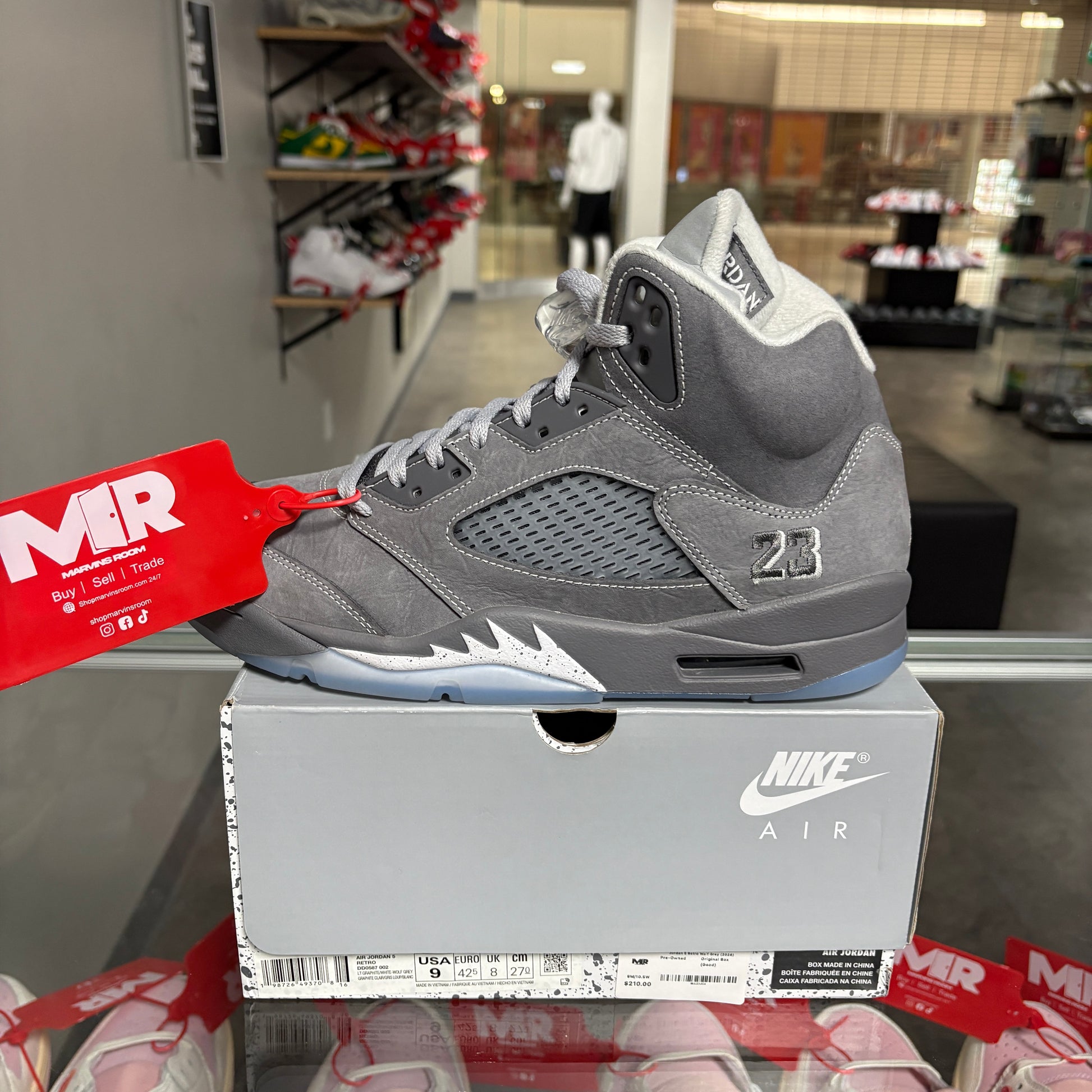Jordan 5 Retro Wolf Grey (2026) (GS)