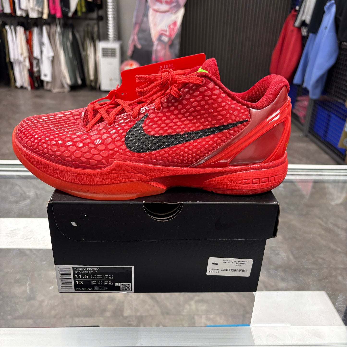 Nike Kobe 6 Protro Reverse Grinch