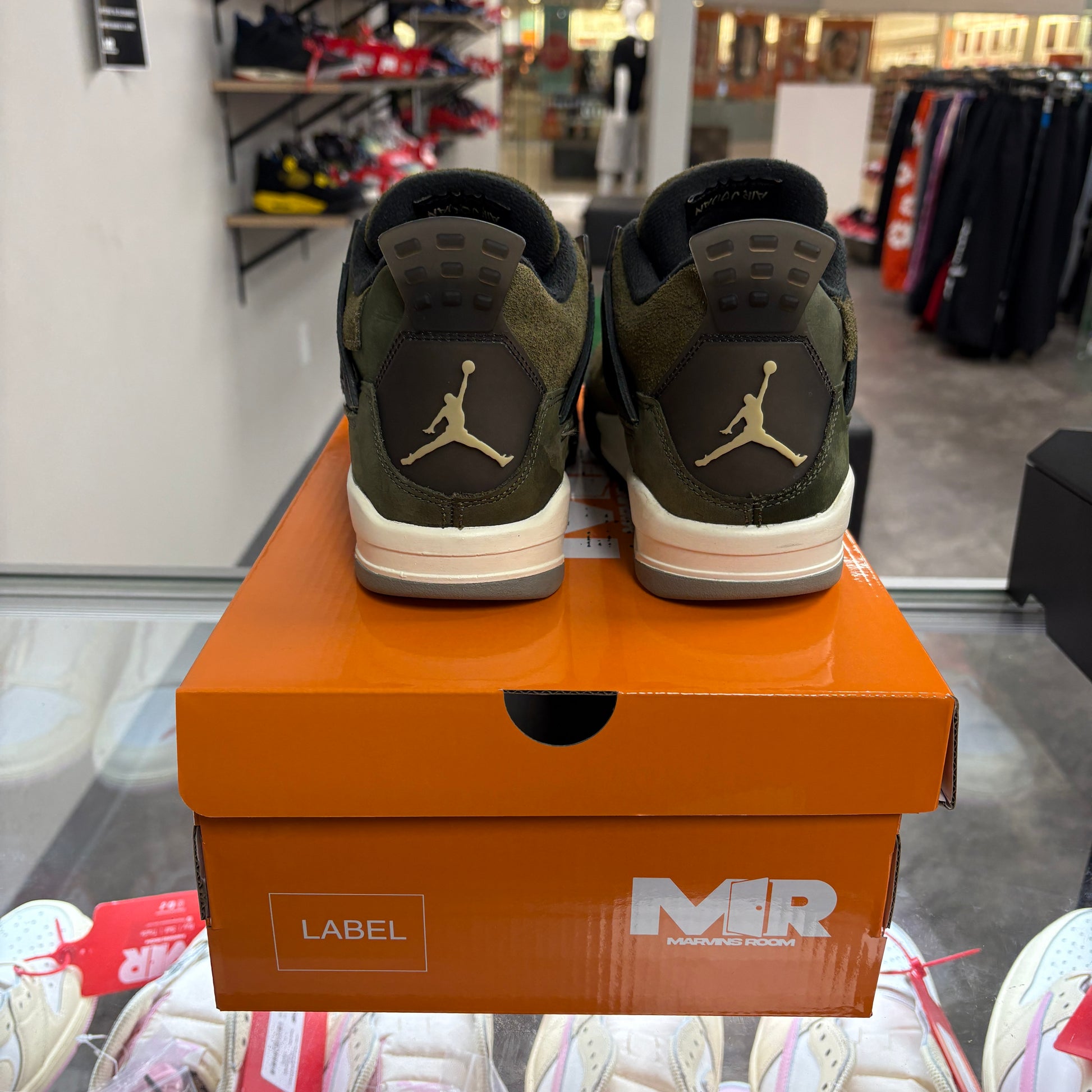 Jordan 4 Retro SE Craft Medium Olive (GS)
