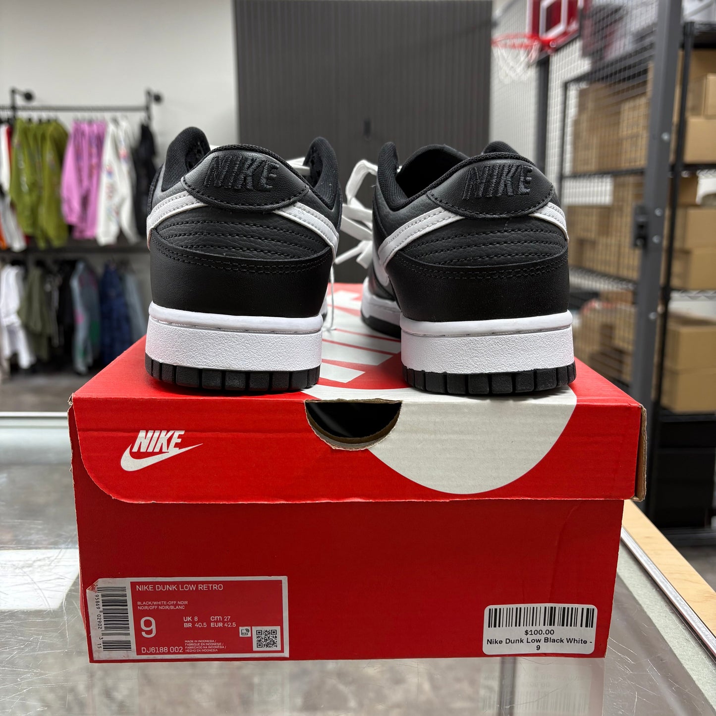 Nike Dunk Low Black White