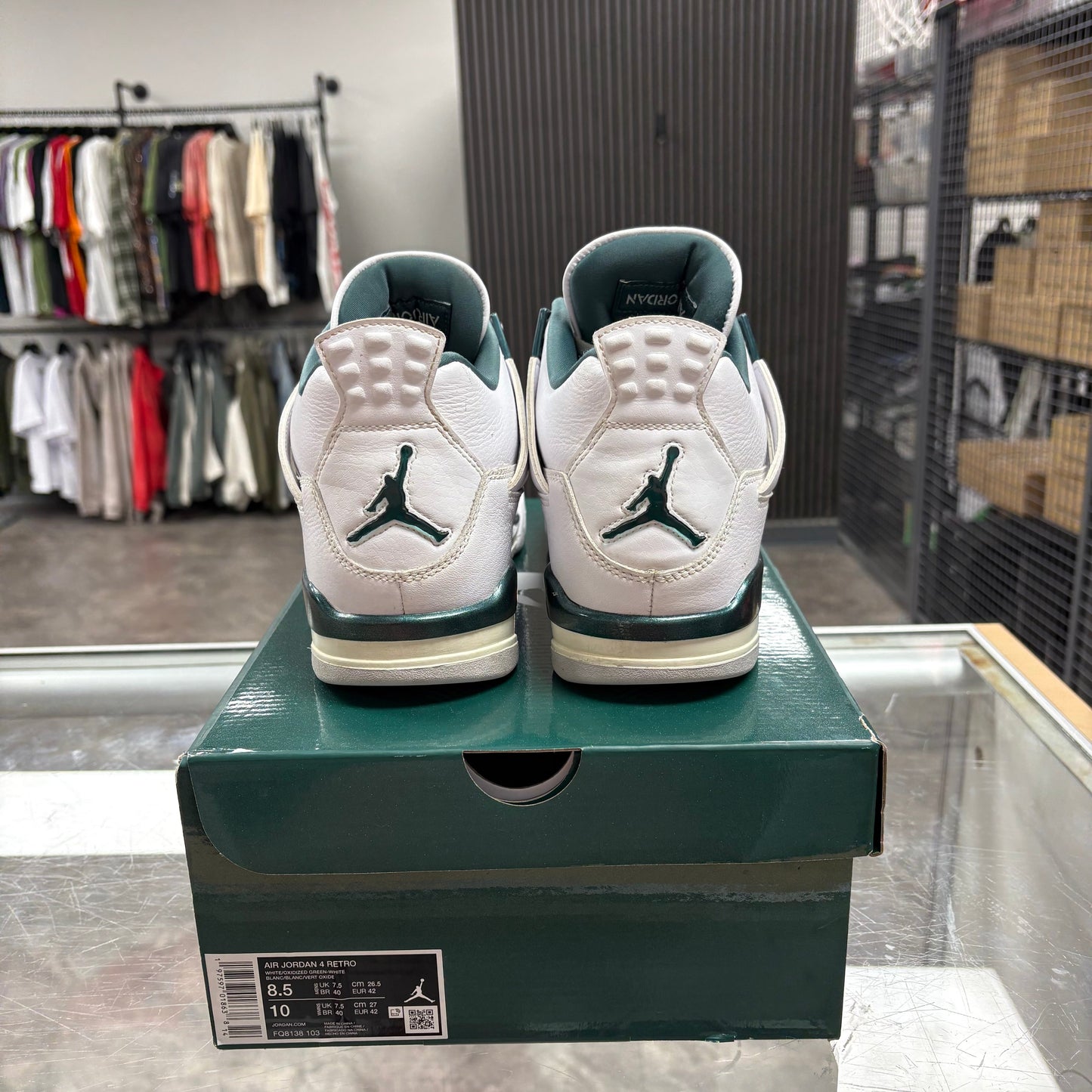 Jordan 4 Retro Oxidized Green