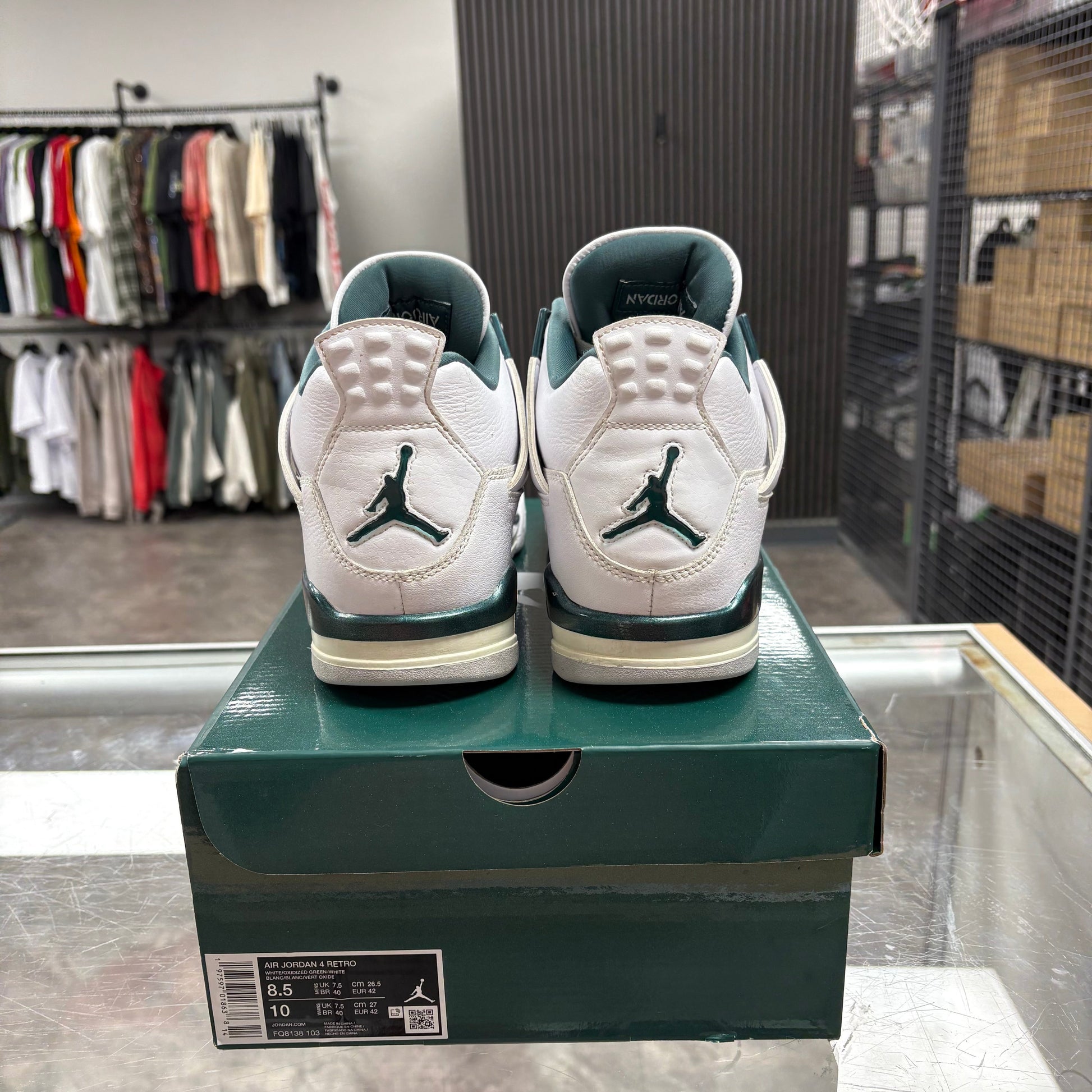 Jordan 4 Retro Oxidized Green