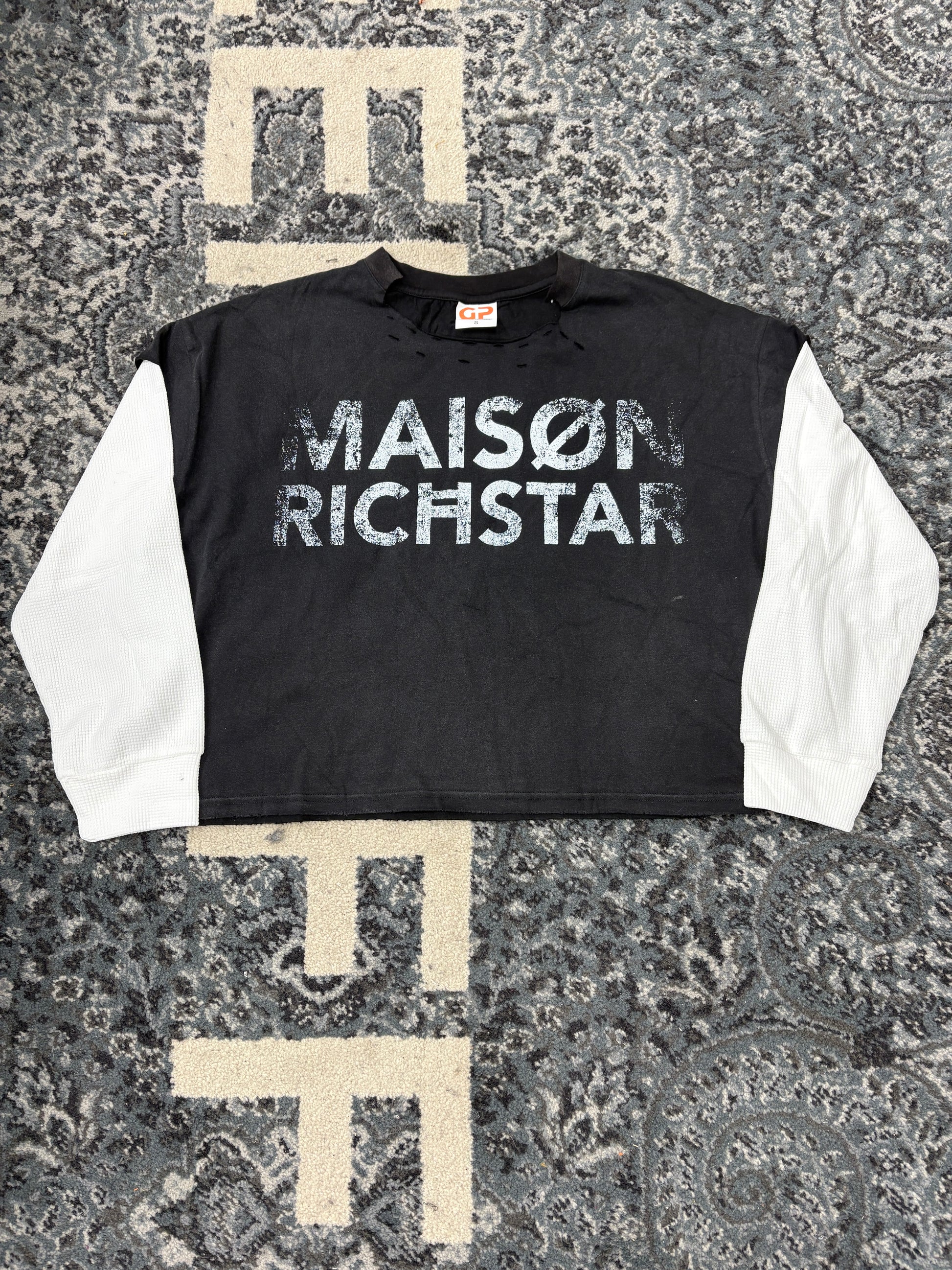 Richstar Thrashed Long Sleeve Tee Black