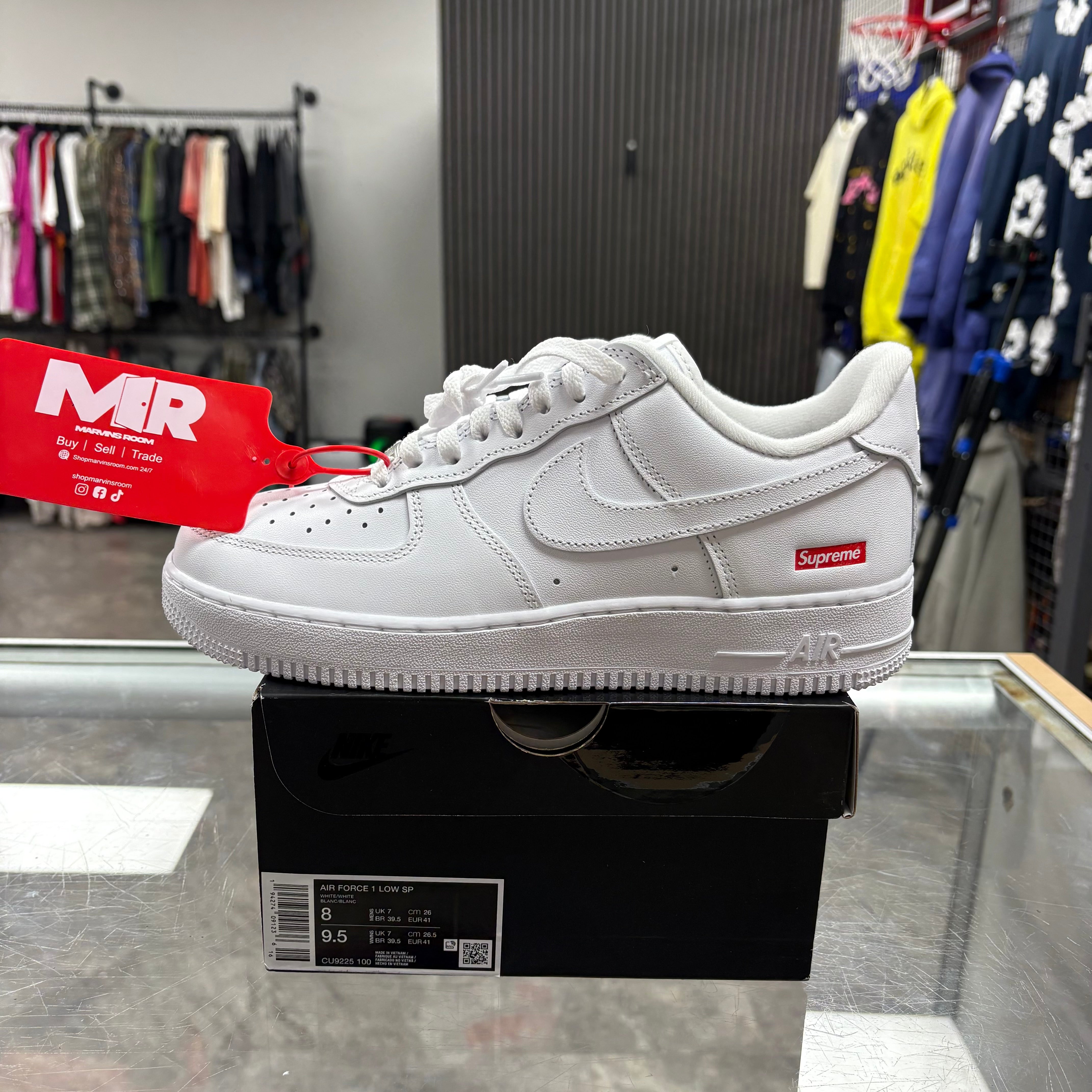 Nike Air Force 1 Low Supreme White – Marvin's Room