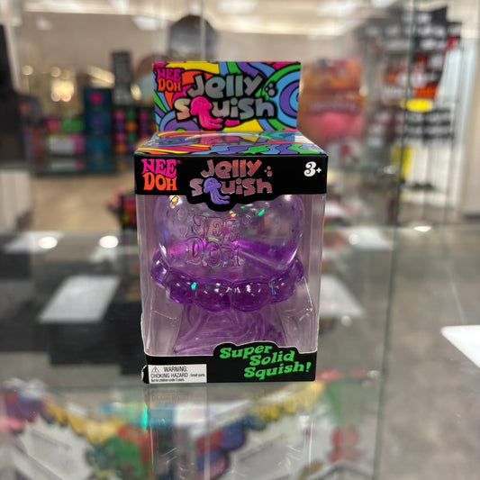 NeeDoh JellySquish Squishy Fidget Toy Purple