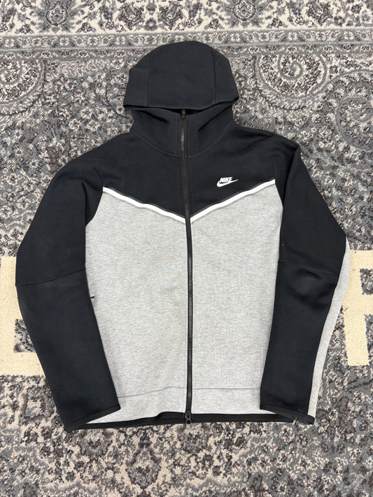 Nike Tech Zip-up Hoodie Black/Grey/White (Preowned)