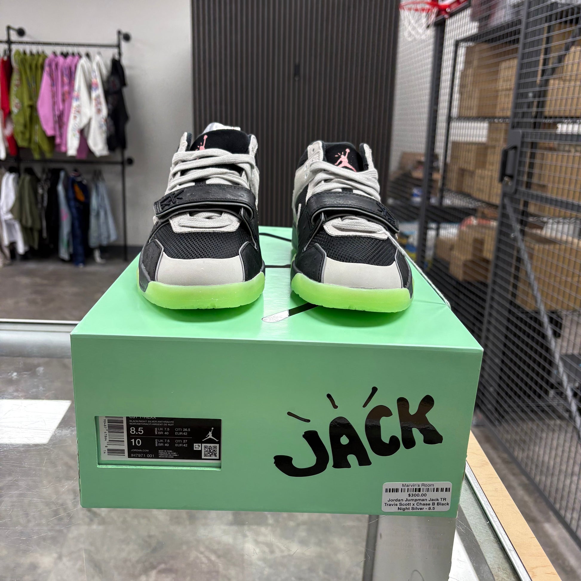Jordan Jumpman Jack TR Travis Scott x Chase B Black Night Silver