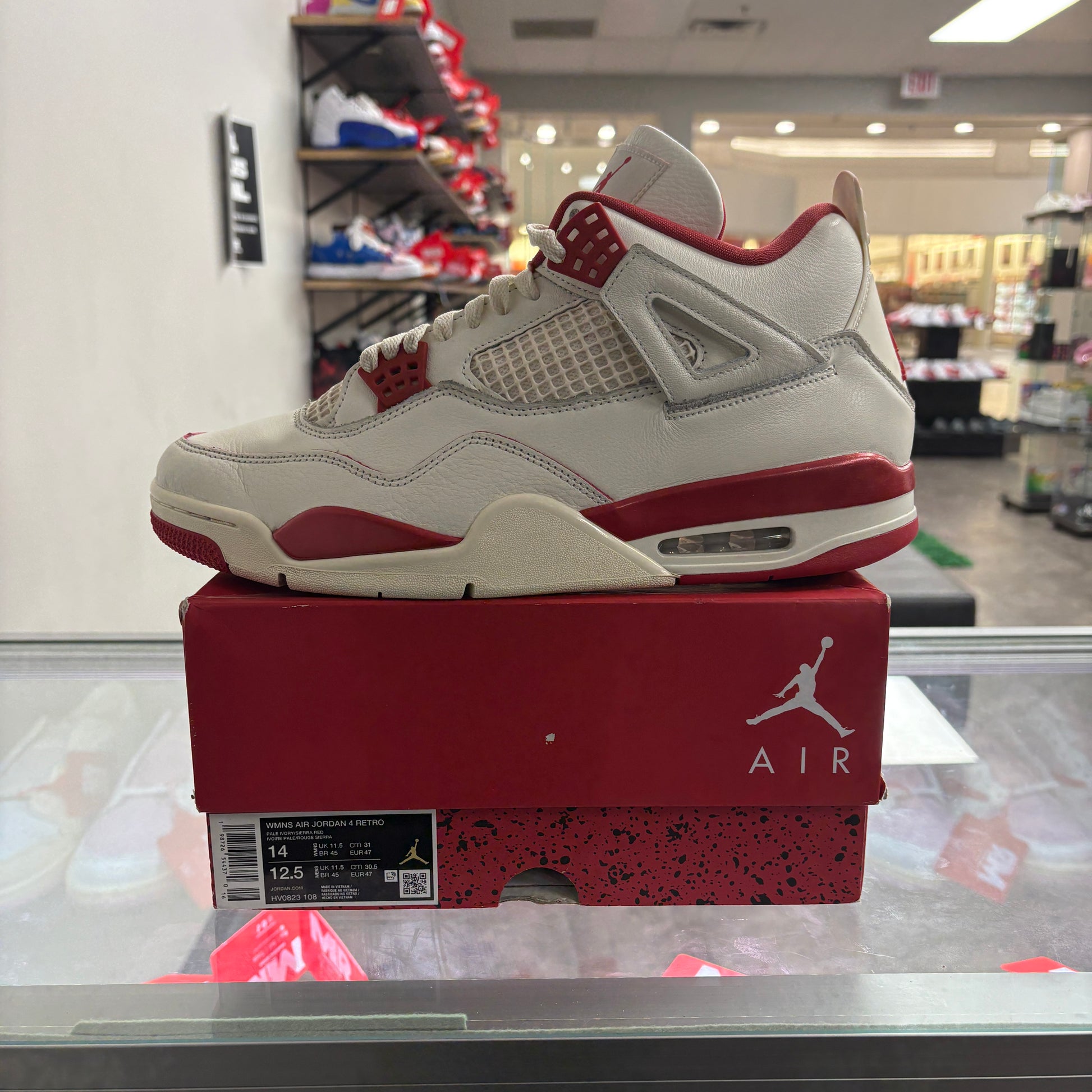 Jordan 4 Retro Valentine's Day Sierra Red (Women's)