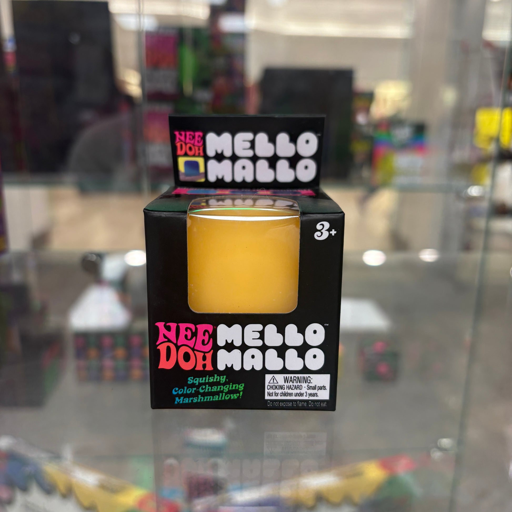 NeeDoh Mello Mallo Squishy Fidget Toy Yellow