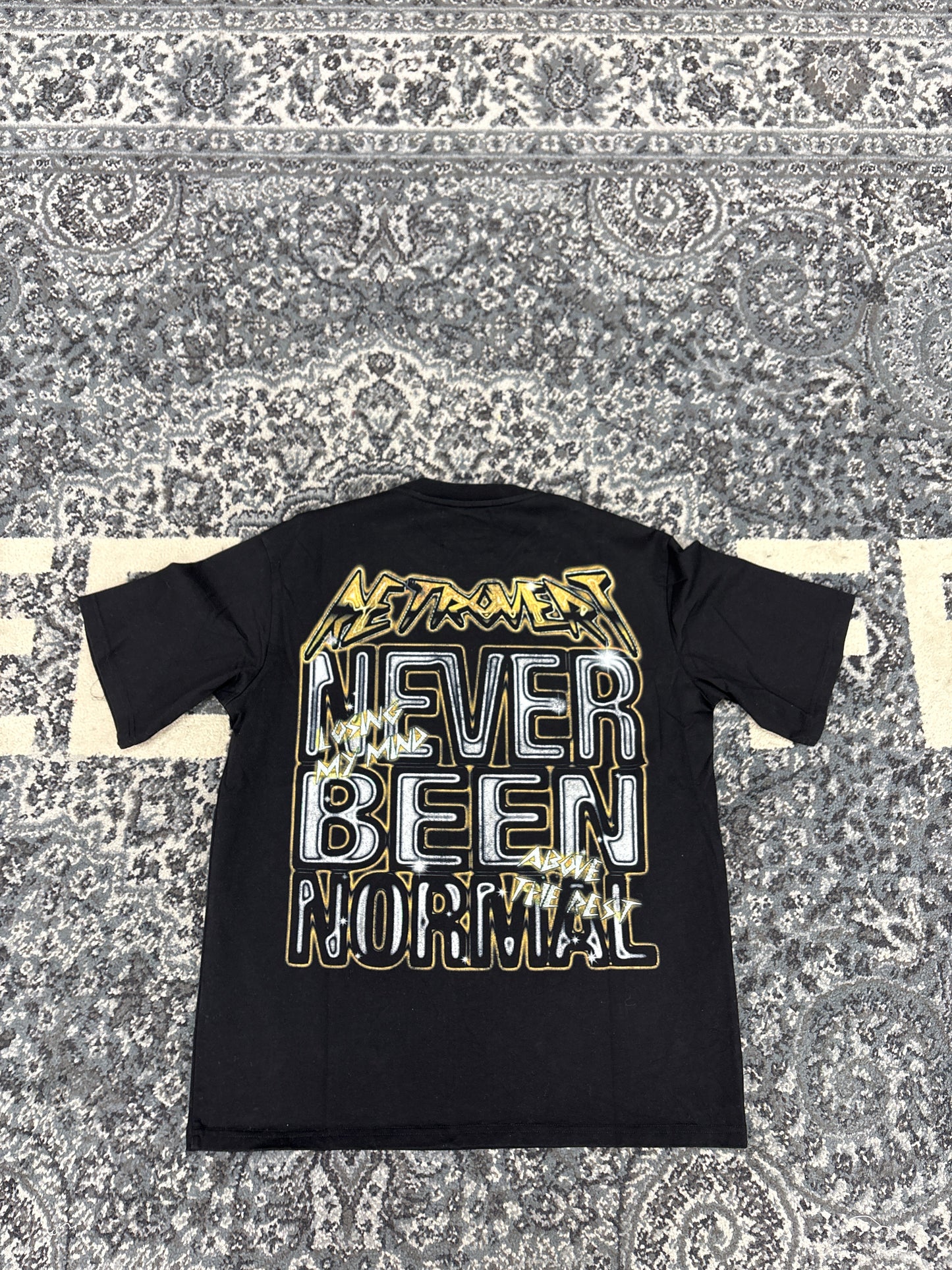 Retro Vert Skull Sun Tee (Black)