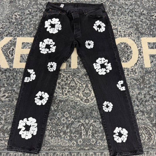Denim Tears x Levi's Cotton Wreath Jean Black