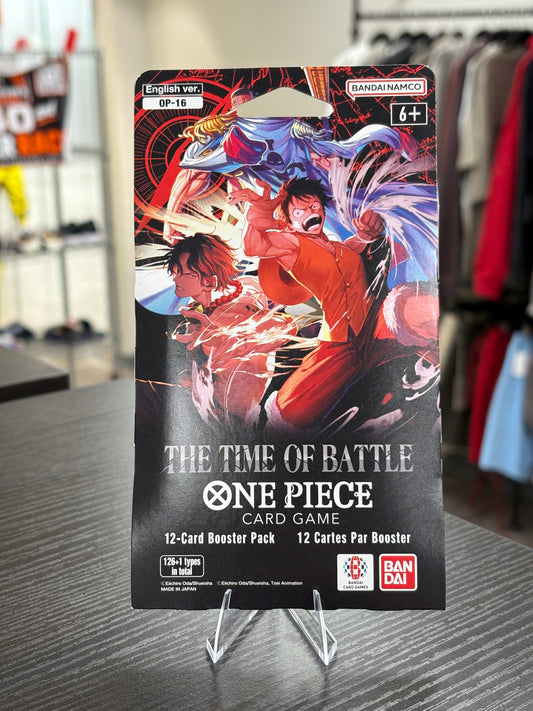 2026 Bandai One Piece Card Game The Time of Battle OP-16 Booster Pack