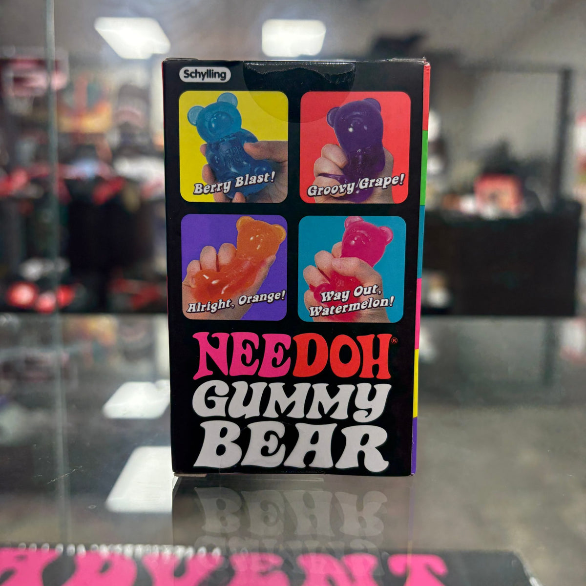NeeDoh Gummy Bear Squishy Fidget Toy Orange
